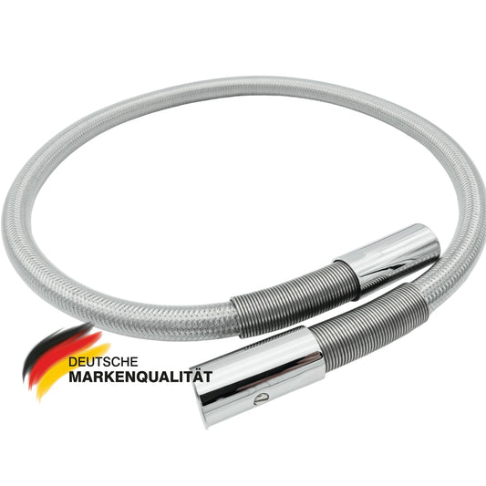 BE-GASTRO® I Professional gastro hose with 120cm shower hose including special kink protection | 1/2" standard AG | Replacement hose for dish sprayer/gastro sprayer gastro hose 1200mm