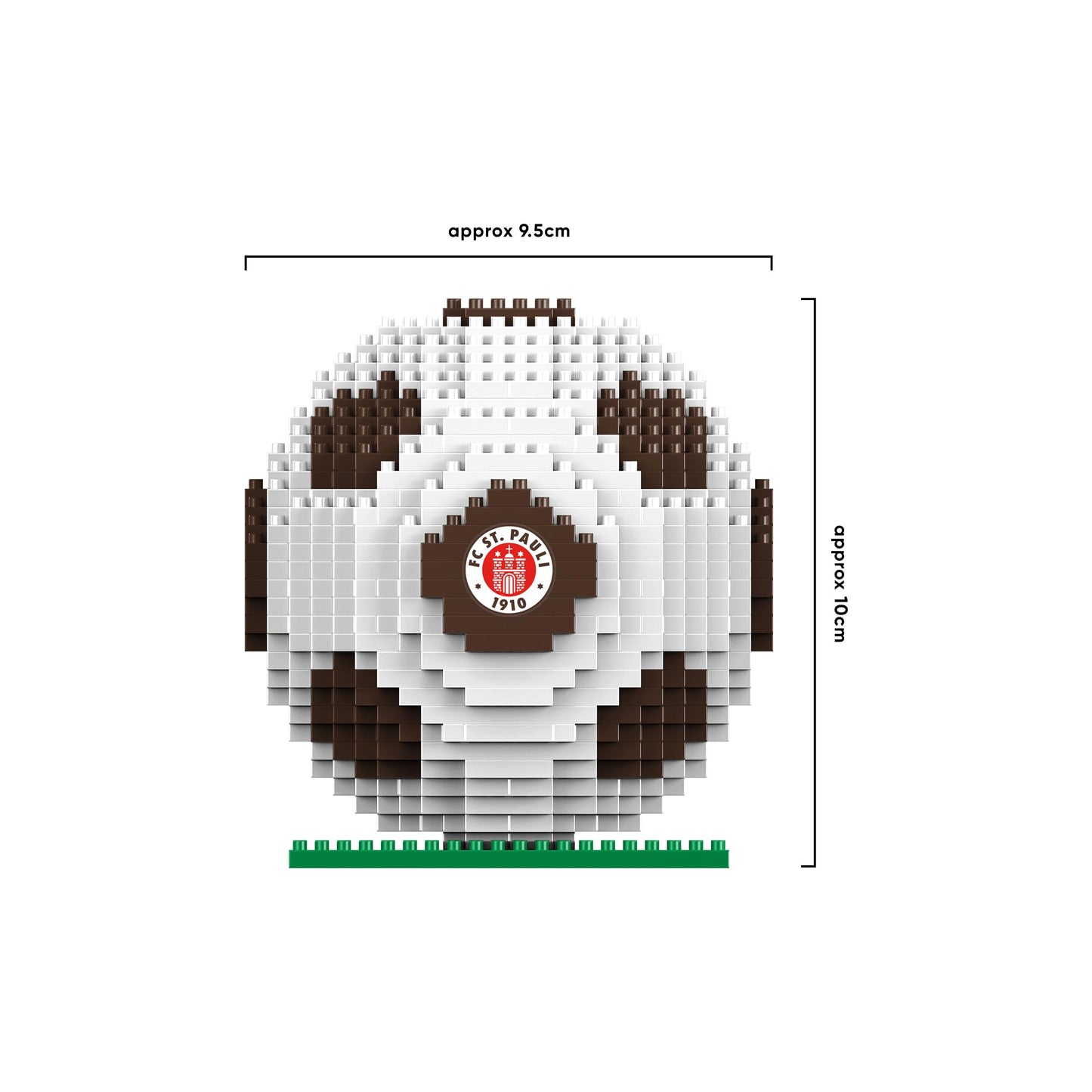 FOCO Officially Licensed FC St Pauli BRXLZ 3D Football Building Set for ages 12+