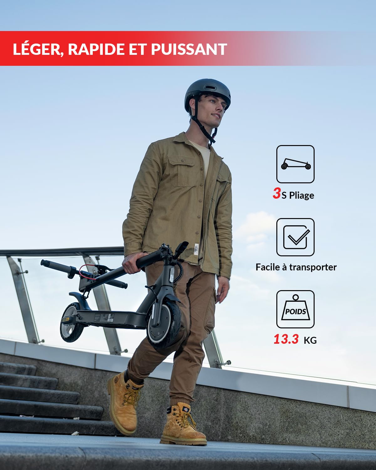 Street legal e-scooter, INVANTI E30 electric scooter 32KM range, adult e-roller with rear shocks, 120kg capacity, foldable with app and turn signals.