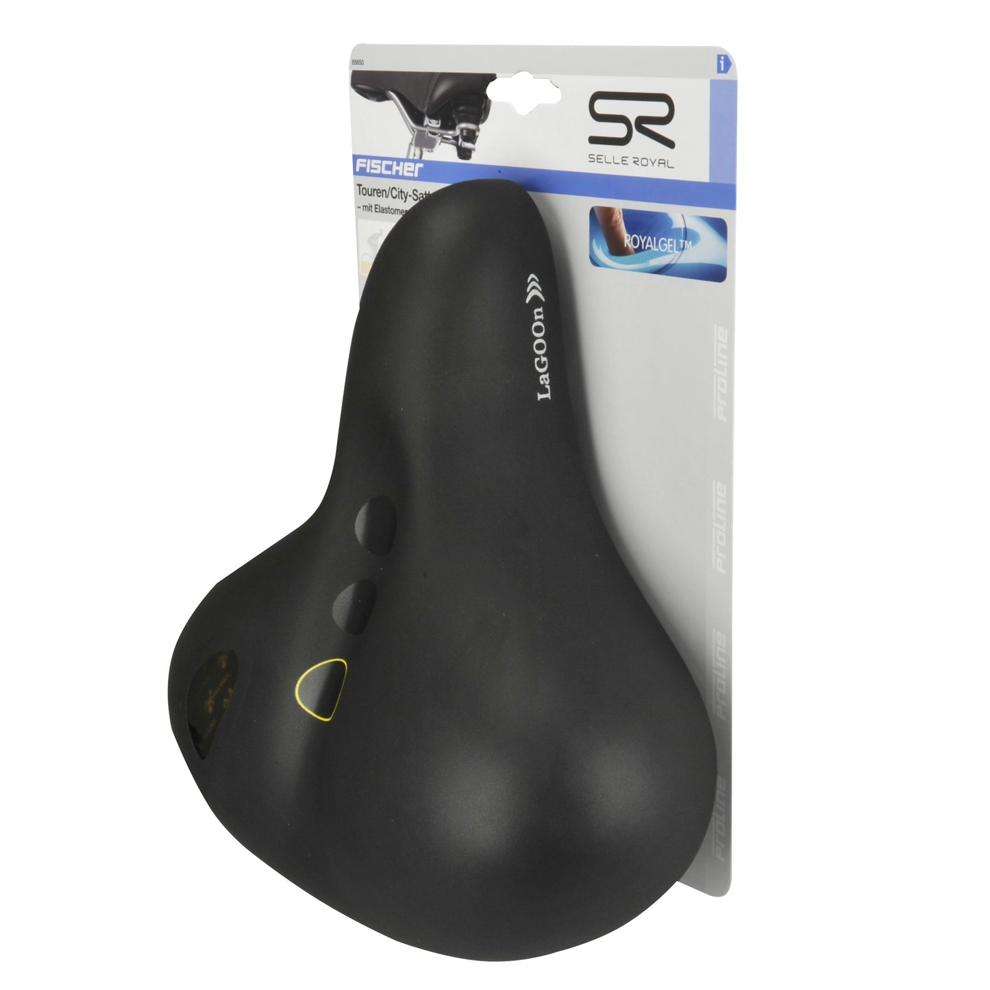 Selle Royal Adult Elastomer Gel Touring Saddle, Black, One Size & Women's Gel Trekking Saddle, Black, One Size.