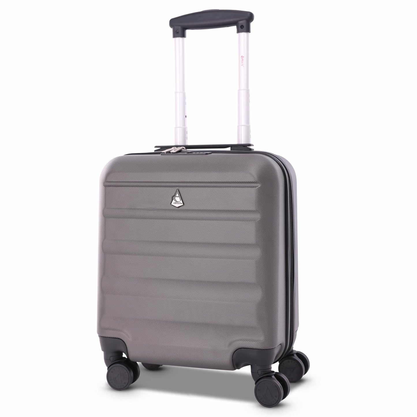Aerolite 45x36x20cm easyJet Maximum Carry On ABS Lightweight Hard Shell Cabin Trolley Underseat Trolley Boarding Luggage 45x36x20 with 4 Wheels and TSA-Approved Lock (Charcoal Grey)