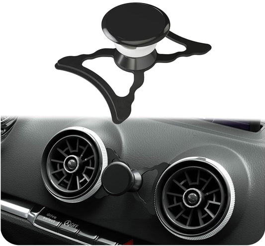 innoGadgets® Magnetic Phone Holder compatible with Audi Q2/SQ2 | Universal Mount for Smartphone, GPS & Tablet | 360 adjustable for optimum visibility | Black