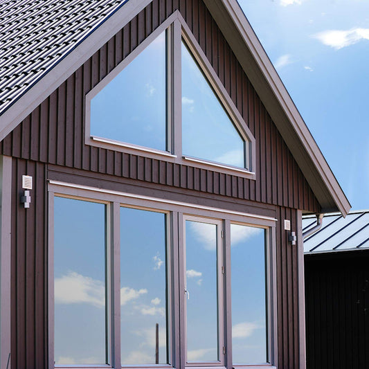 Volcanics Privacy Window Film 60x200cm with installation tools, One-way Window Film Privacy from outside, Silver, Sun Protection Film for Window Interior, Static Cling