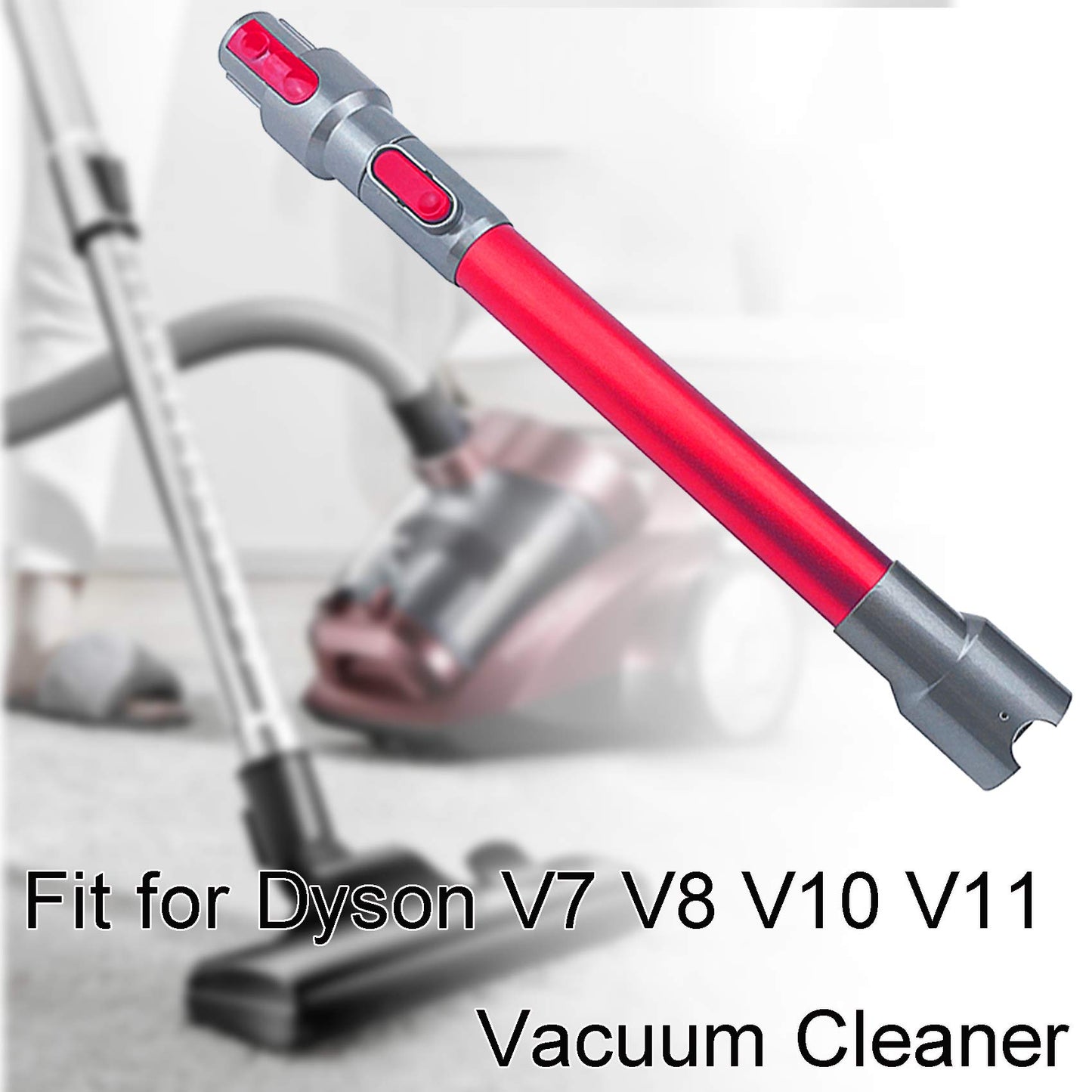 Italdos extension tube vacuum wand compatible with Dyson V7 V8 V10 V11 Telescopic pole Aluminum for cordless vacuum Adjustable length