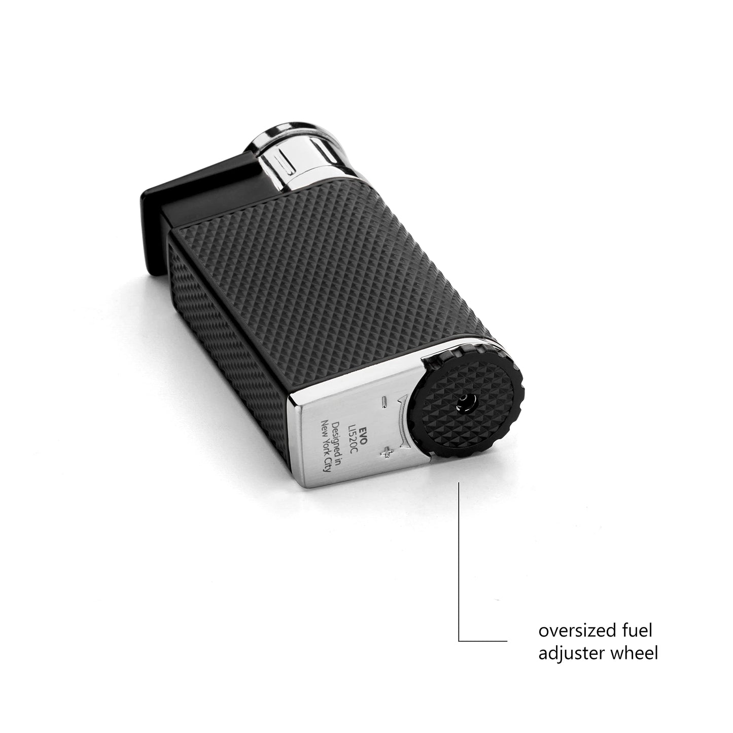 Colibri Evo Storm Lighter With Jet Flame | Cigar And Cigarette Lighter | Windproof | Works With Butane (Not Included) | Elegant Gift Box | Two Year Warranty