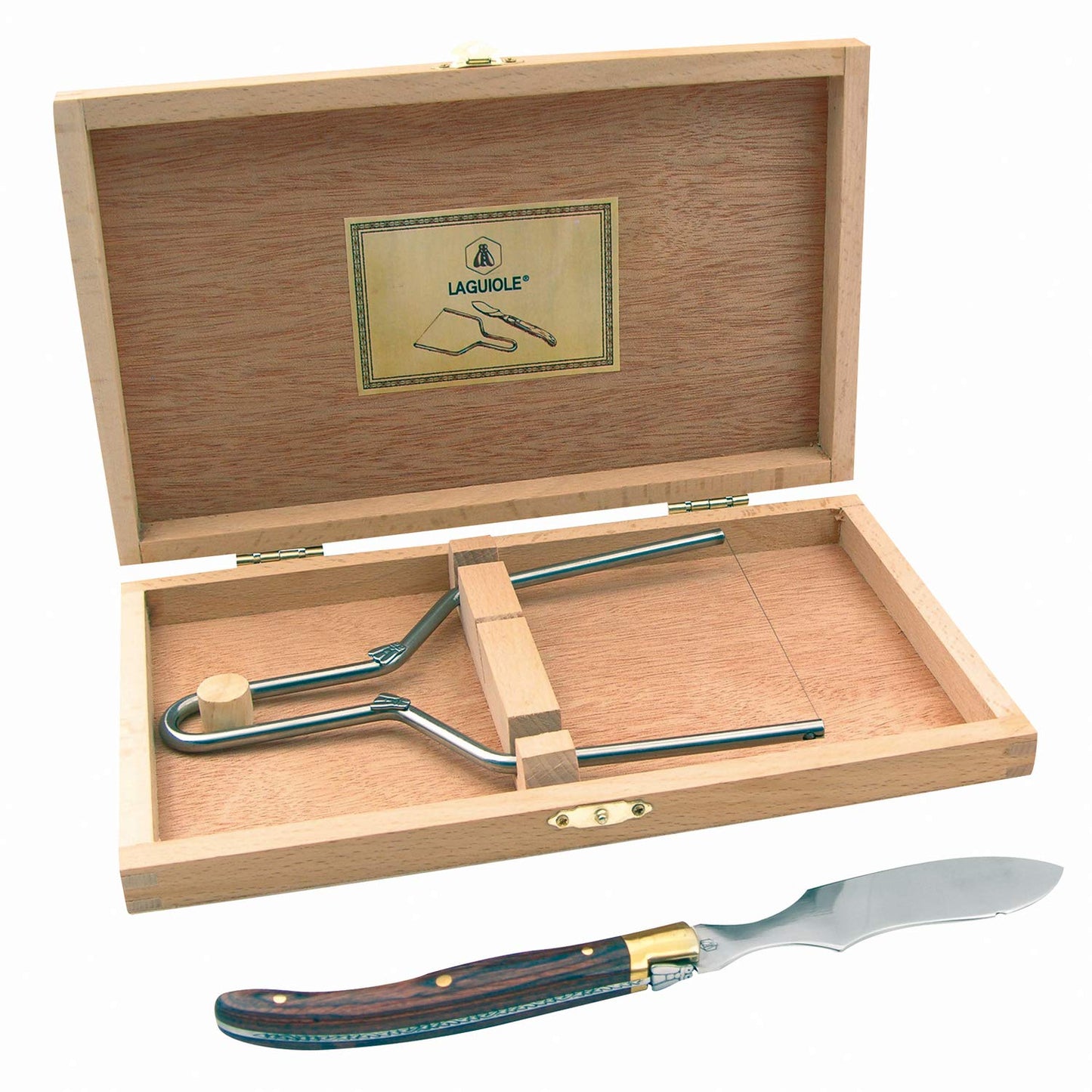 LAGUIOLE - Foie Gras set with slicer and knife in gift box.