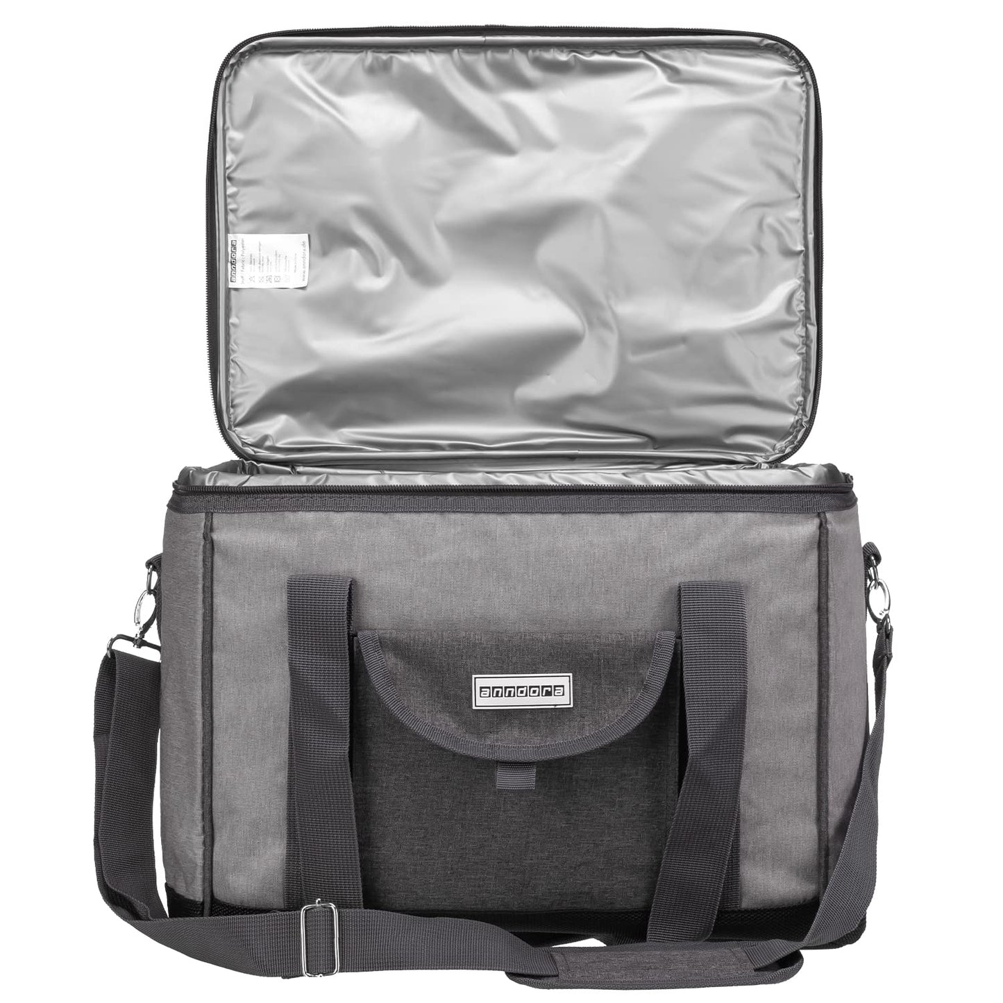 anndora cooler bag XL light gray 40 liters cooling box insulated bag picnic bag