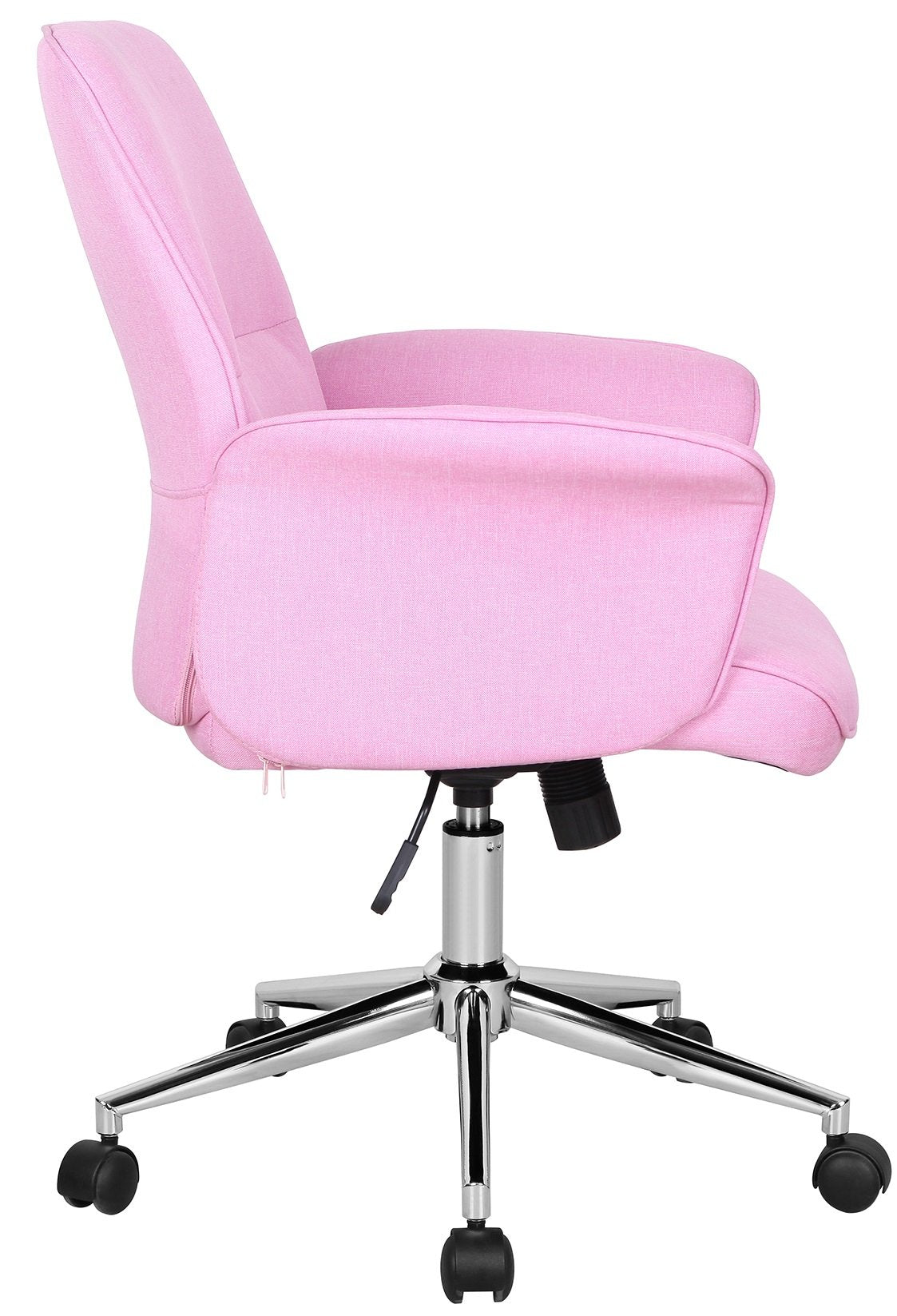 SixBros. Office Chair Pink Fabric - 0704M/3673