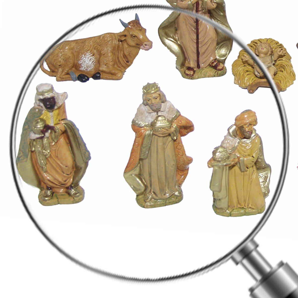 Alfred Kolbe Nativity Christmas Nativity figurines, Colorful