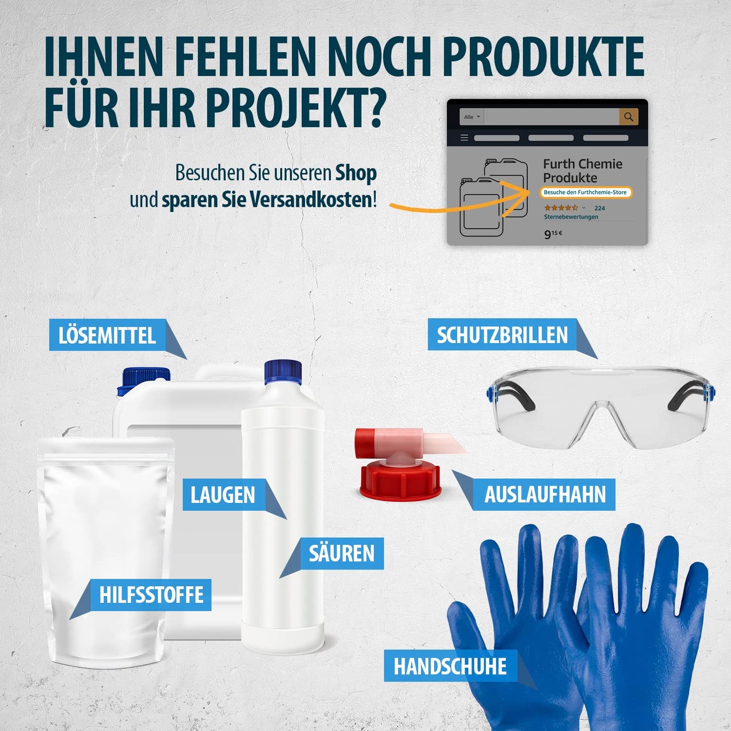 Ammonia solution 25% | 4 kg, including dosing calculator for any concentration <25%