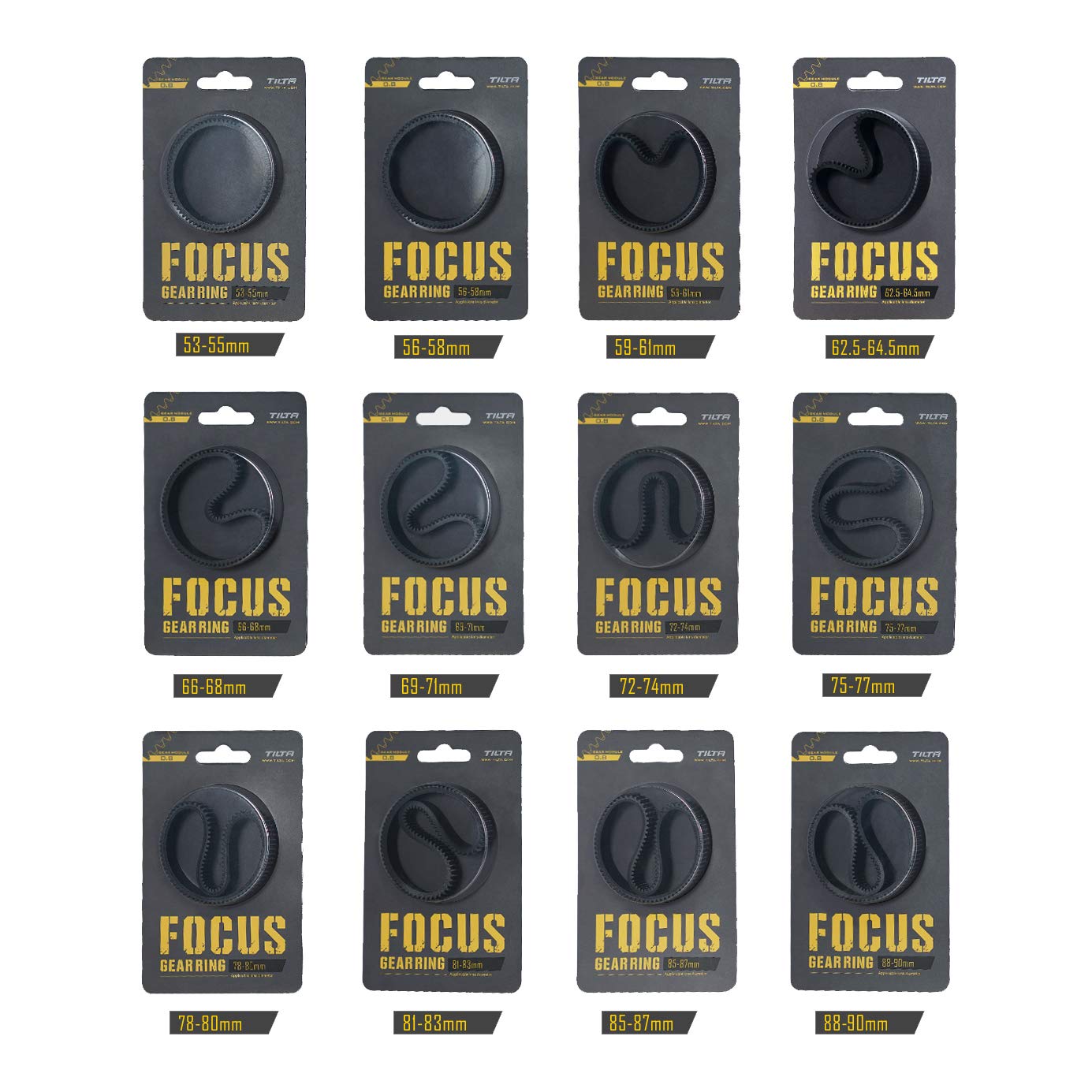 12x Tilta TA-FGR Tiltaing Seamless Focus Gear Ring 360 ° Rotation Silent Follow Focus Ring for DSLR Camera Accessories