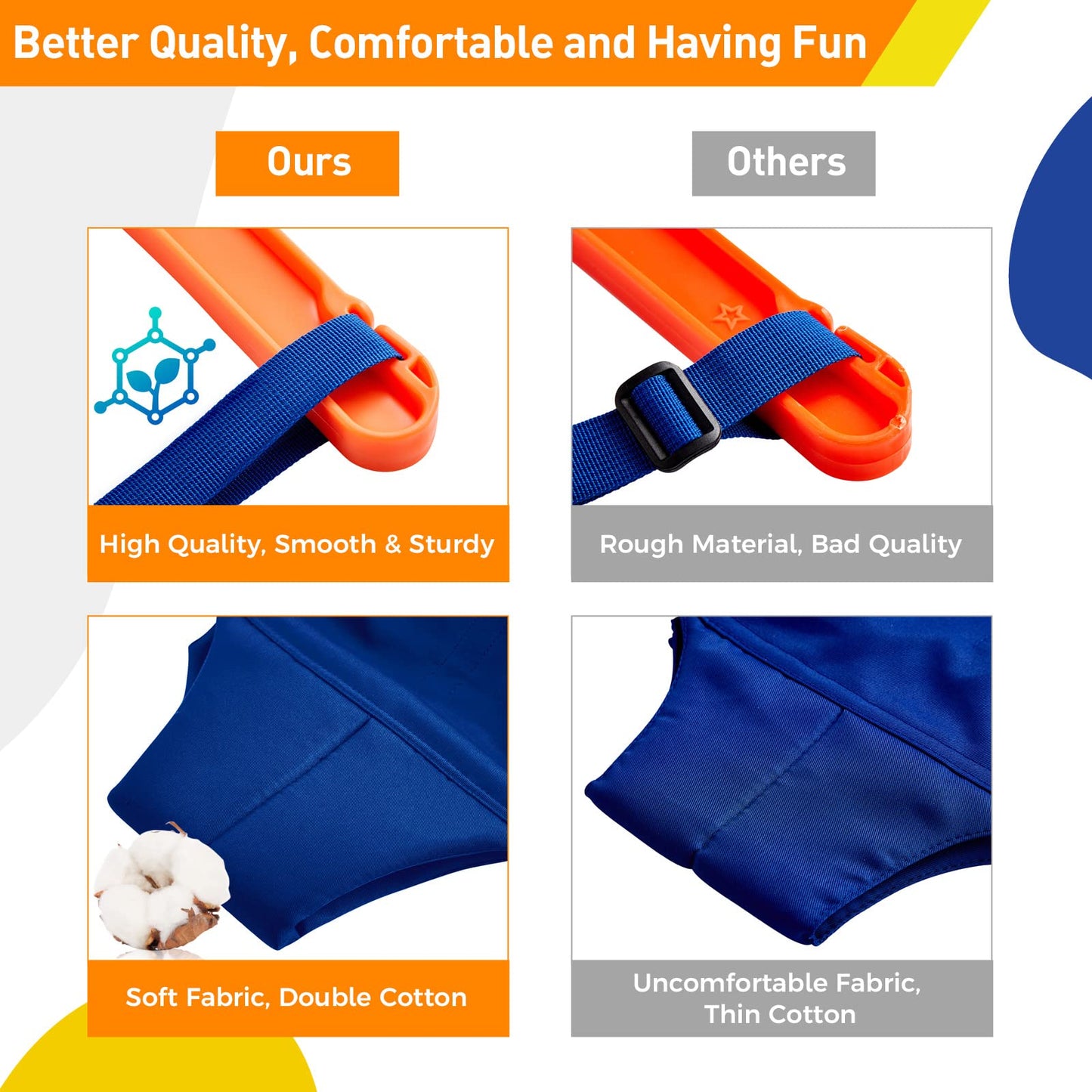 FUNLIO 2-in-1 Swing Set and Baby Door Jumper for toddlers, swing set for kids with 4 sandbags, foldable metal stand for indoor and outdoor use, easy to assemble and store.