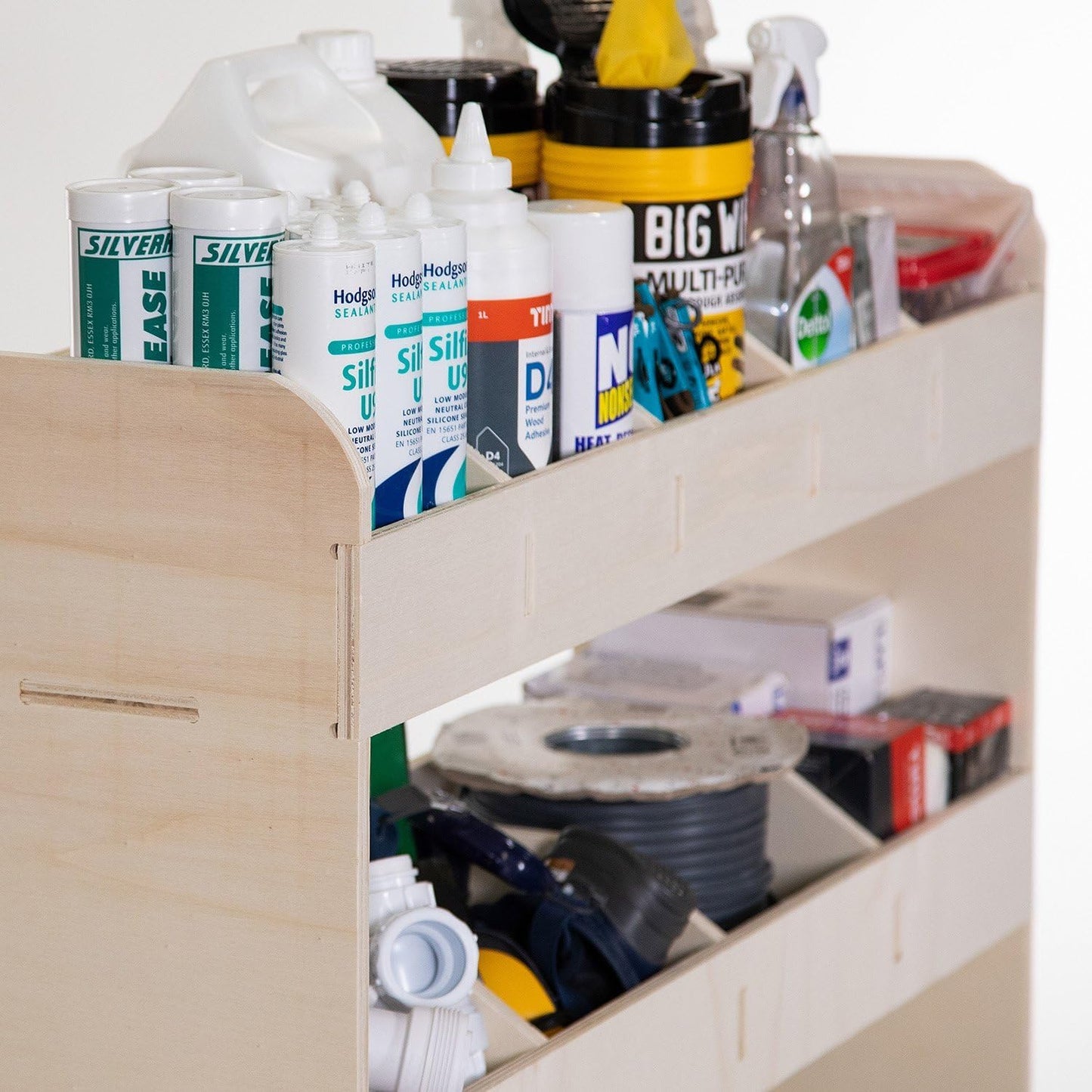 Vanify - Compatible with Renault TRAFIC L1 2015+ vehicle shelving, front driver-side shelf.