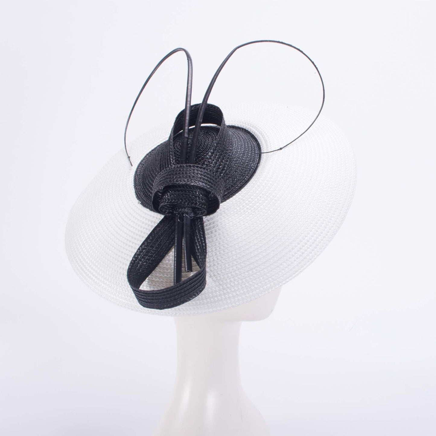Lawliet Fascinator for women, for weddings, church races, headpiece, T427, white, one size
