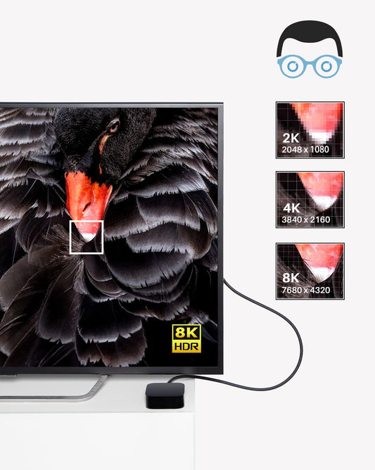 Thunderbolt 4 - 90 degree angle cable, supports 4k 8K HD display, 40 Gbit/s data transfer, monitor cable, 240W USB C charging cable, fast charging cable, Type-C laptops, hub, docking station, etc. 90 degree, 50cm.