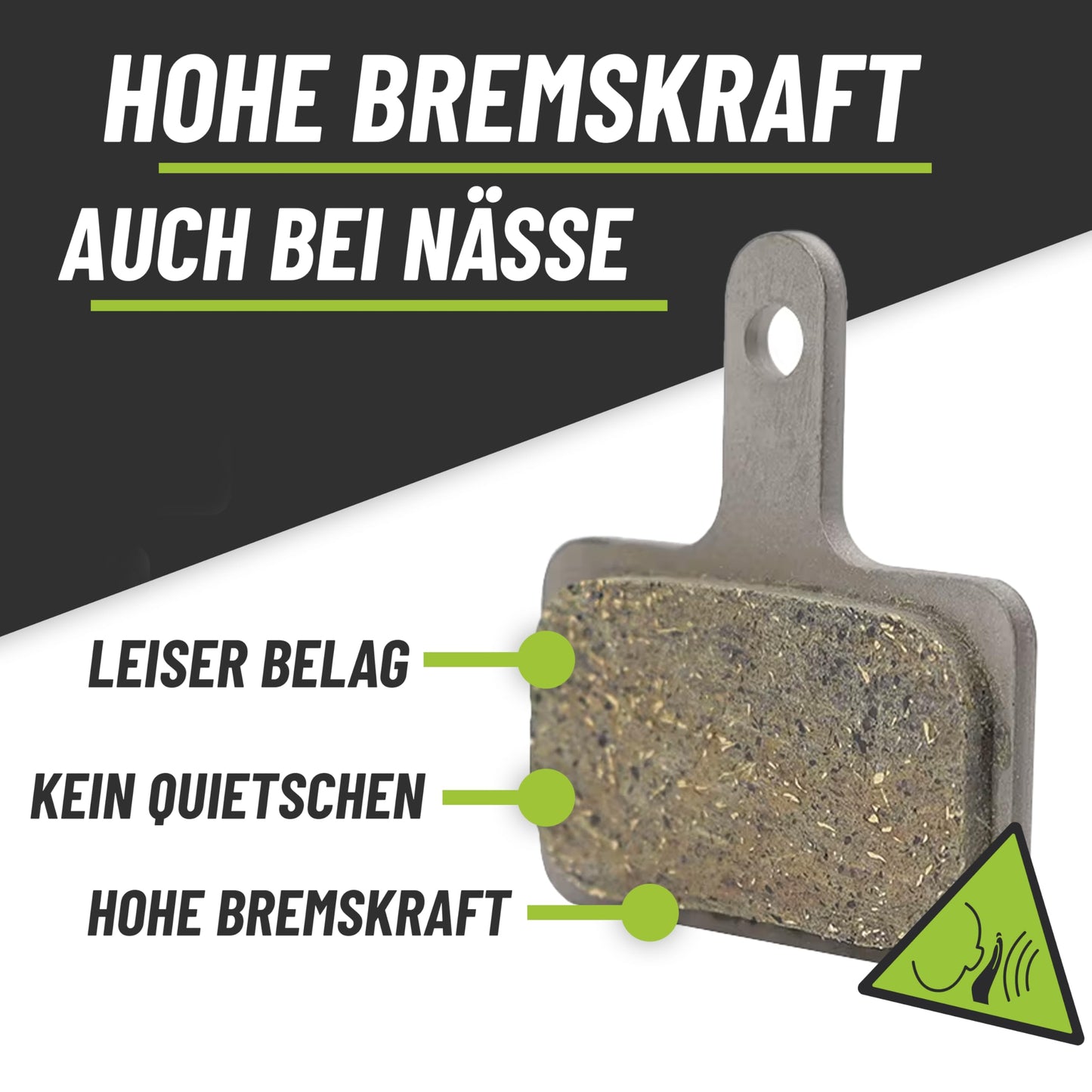 2-pack Shimano B05S brake pads resin successor B03S for hydraulic disc brakes incl. MSZweirad Bleedblock