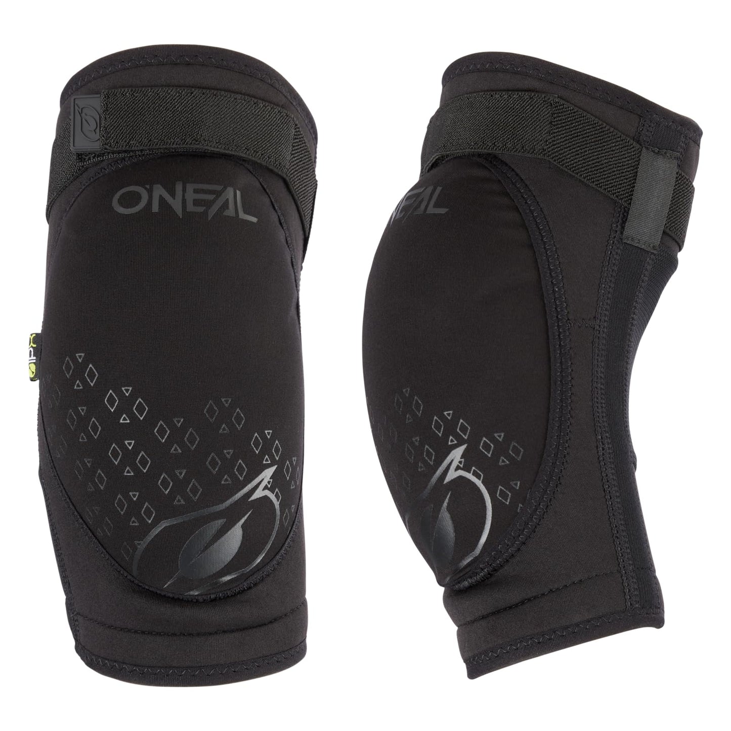 O'NEAL | Elbow Guard | BMX Mountainbike Downhill | Breathable neoprene, Lightweight and ultra-thin construction, Abrasion-resistant material | Dirt Elbow Guard V.23 | Adult | Black | XL