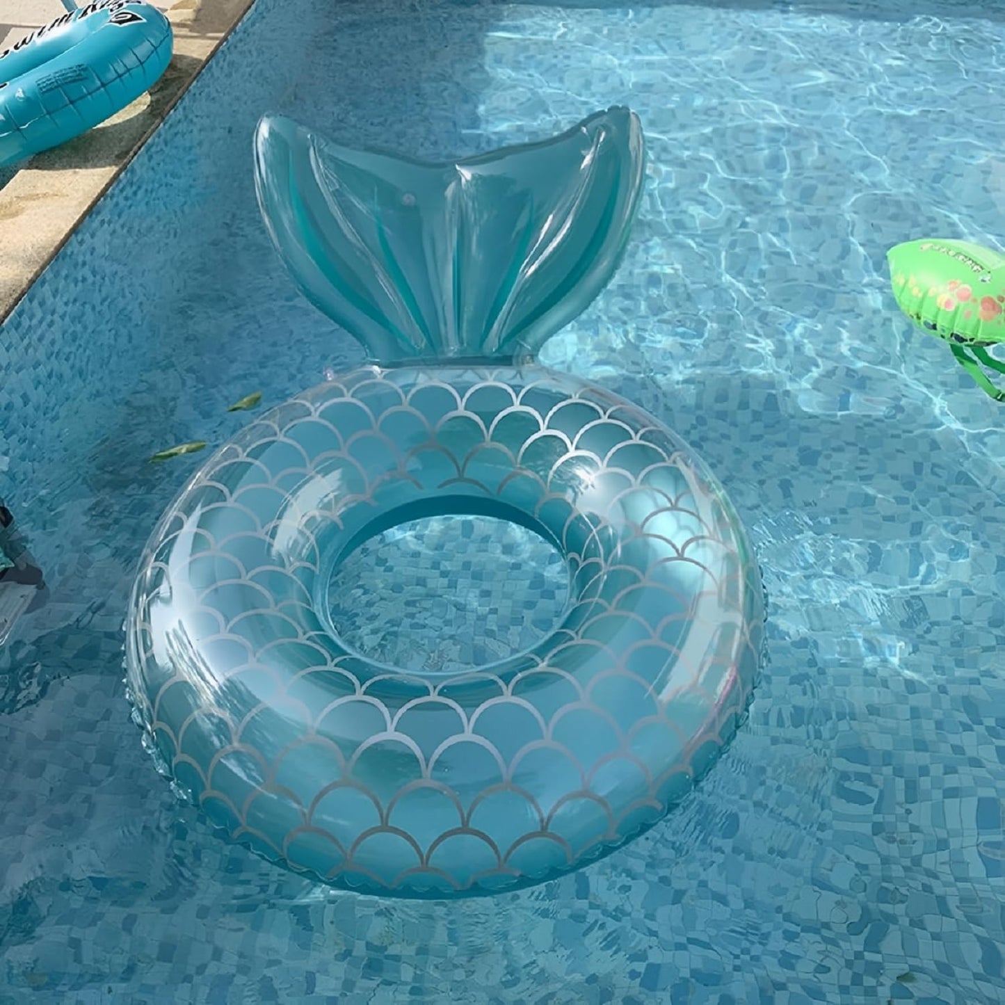 Adult 105cm pool inflatable swim ring giant air mattress inflatable swim ring water beach party toy water toy