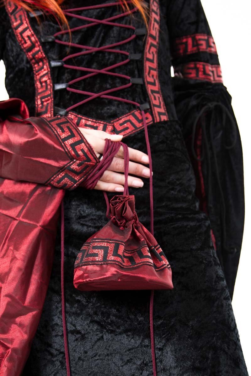MAYLYNN Vampire Costume Gothic Witch Medieval Halloween Costume, Dual Sizes: Size S/M approx. 36 38