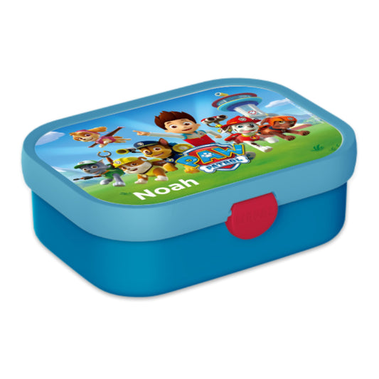 Mepal Paw Patrol Lunchset Campus Personalized lunchbox & water bottle - BPA-free & dishwasher safe - Blue lunch set for school and leisure - Personalized with name.