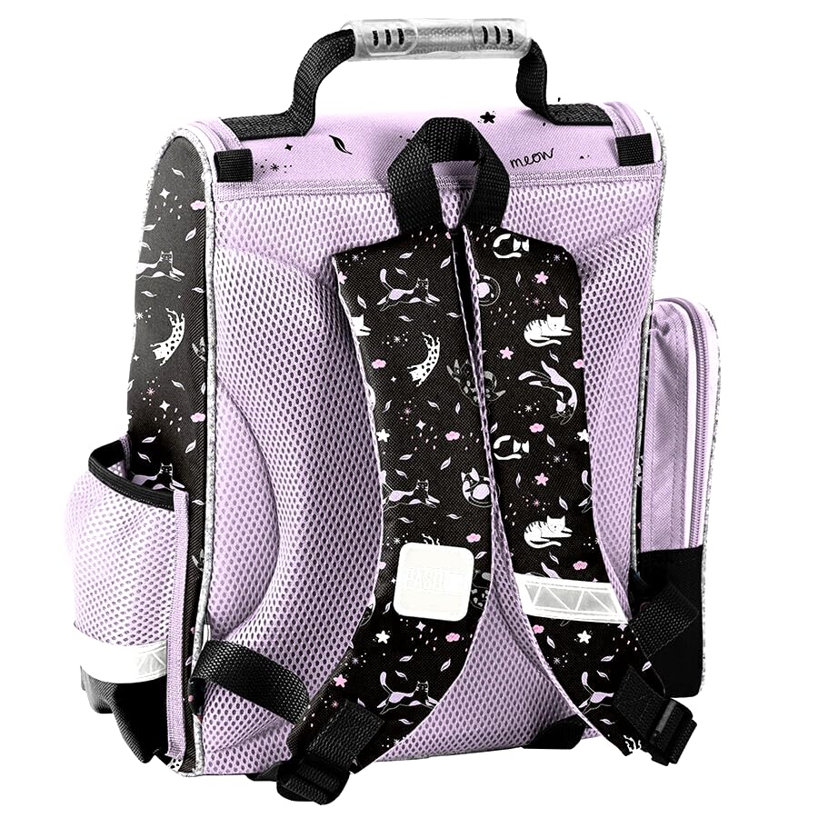 Cat 12 Piece Set School Bag Backpack School Backpack Backpack Pencil Case Satchel School Cone 85 cm with Stickers by Kids4shop