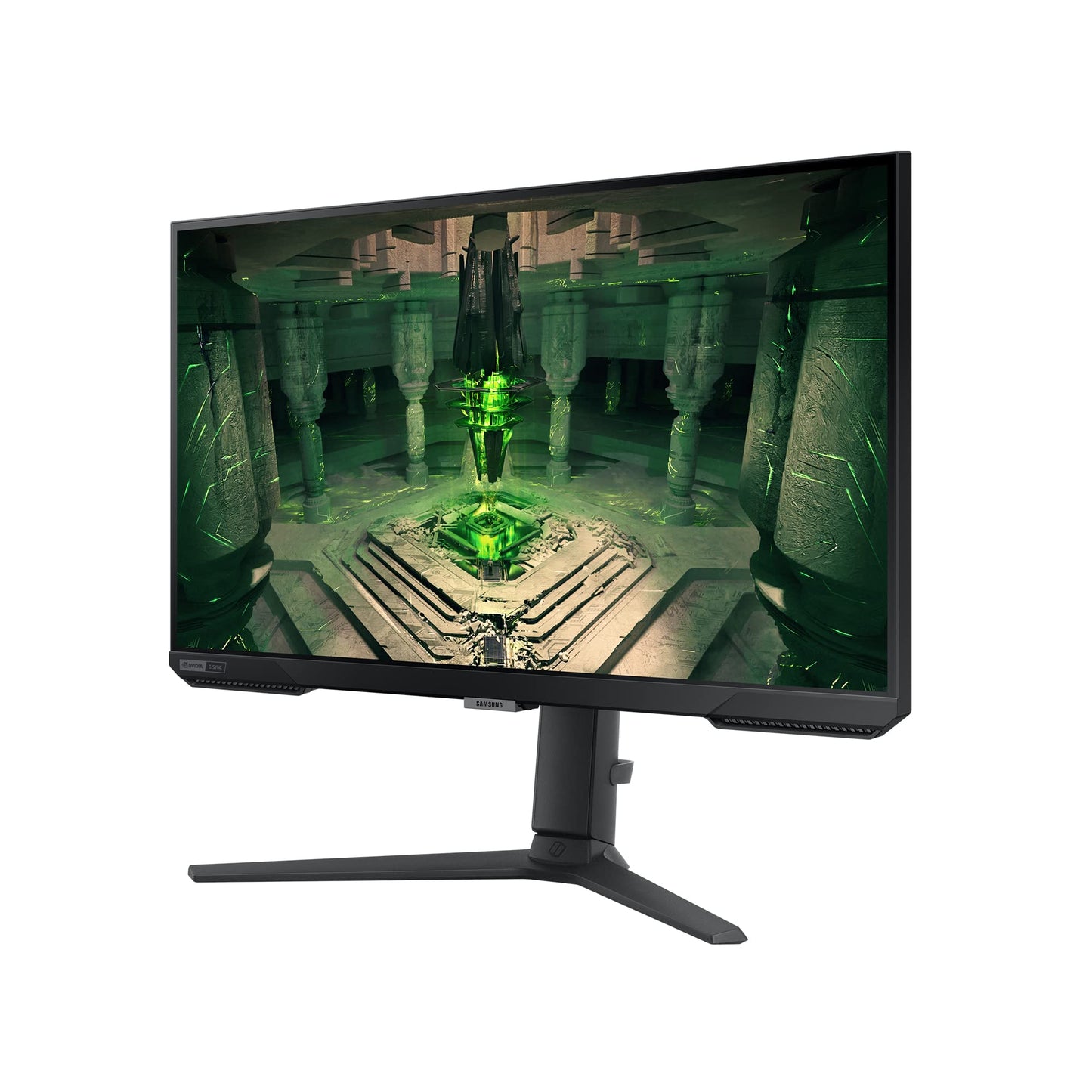 Samsung Odyssey G4B Gaming Monitor LS27BG400EU, 27 inches, IPS panel, Full HD resolution, AMD FreeSync Premium, G-Sync compatible, 1 ms (G/G) response time, 240 Hz refresh rate, Black