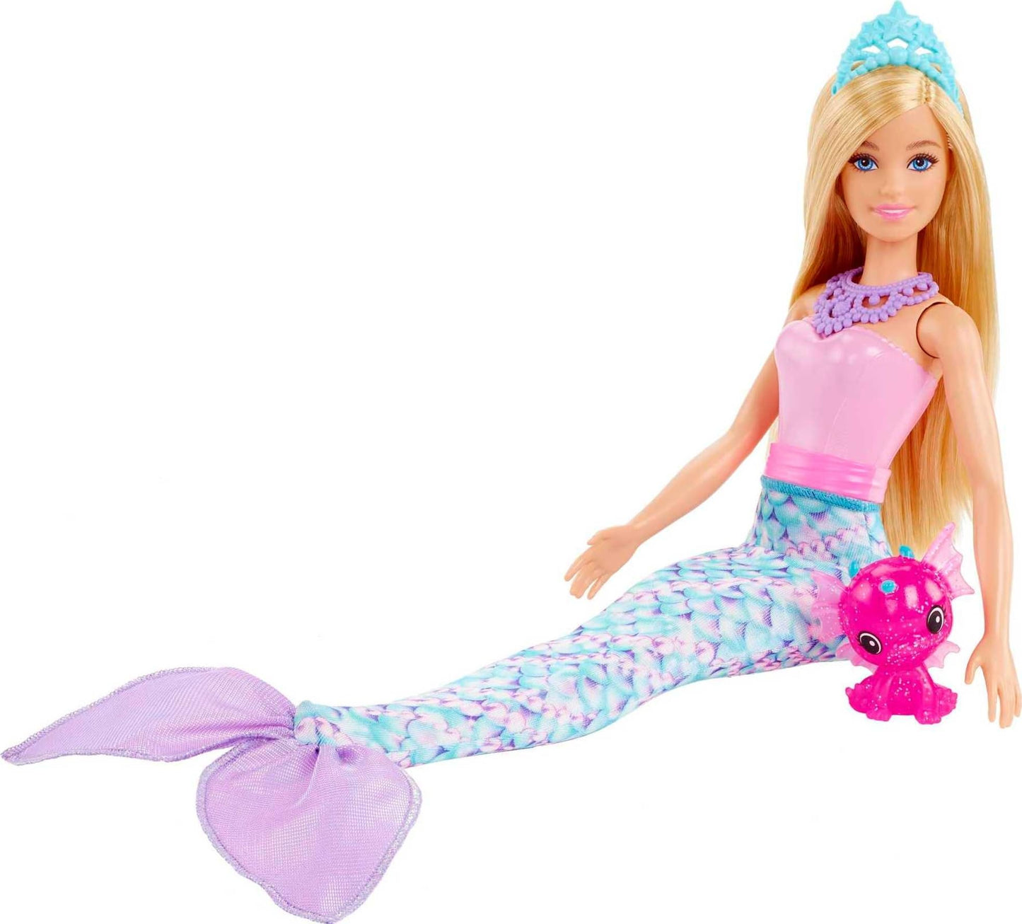 Barbie Dreamtopia Advent Calendar Barbie doll and 24 gifts including fairytale fashions, magical pets and accessories, holiday gift, HGM66
