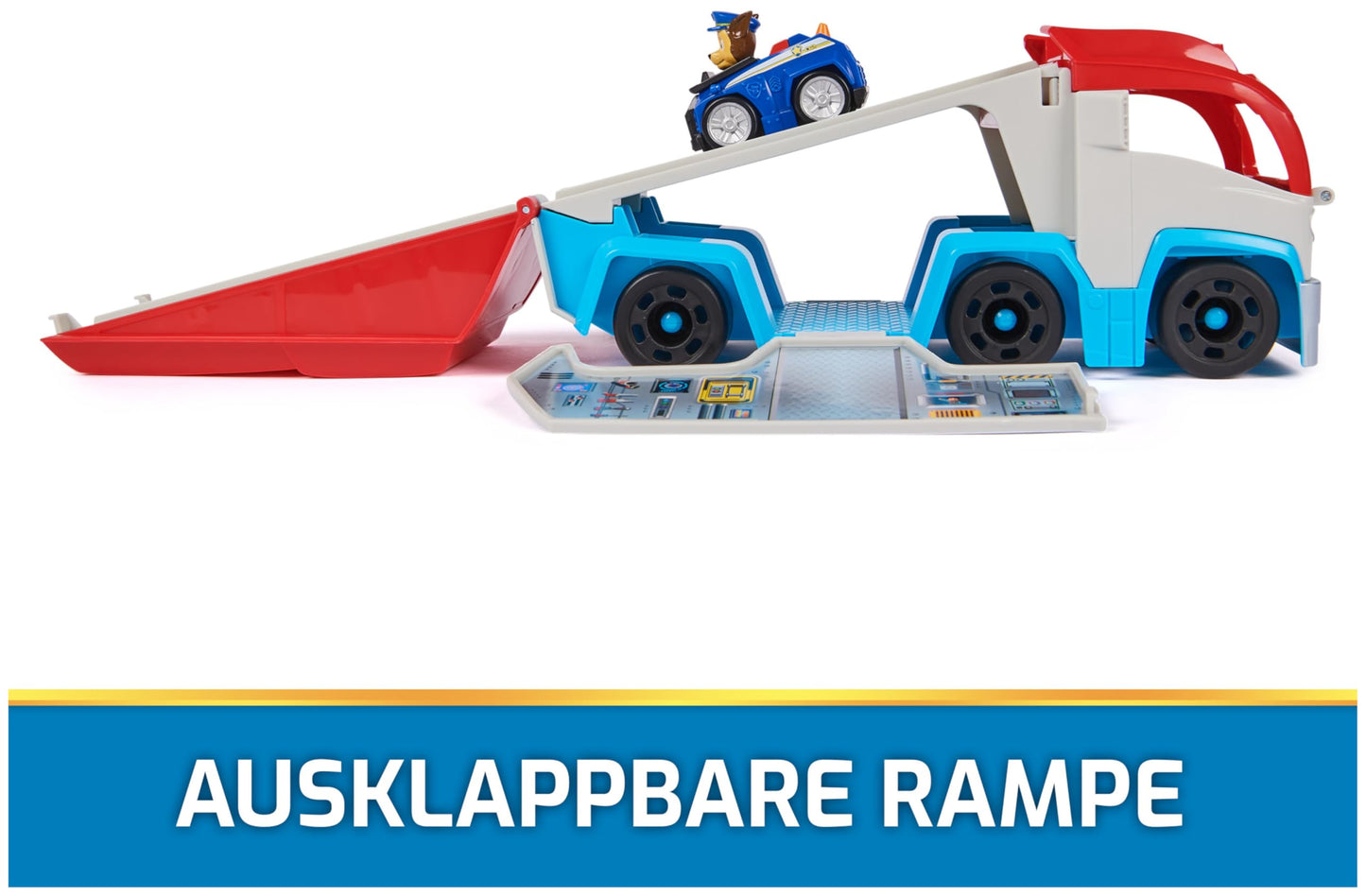 PAW Patrol - Pup Squad Mini-Patroller Team Vehicle with Chase toy car, suitable for children aged 3 and up.