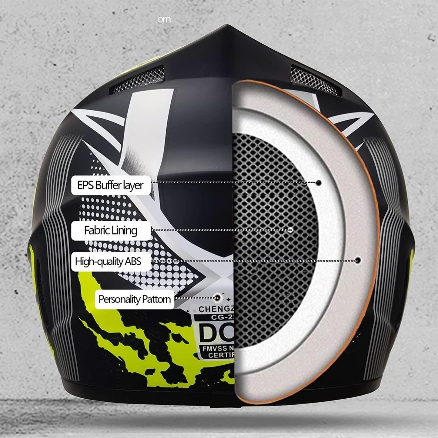 Motocross helmet full face MTB youth motorcycle helmets, downhill motorcycle helmet kids, men's ATV motorcycle helmet, for mountain bike ATV BMX downhill off-road, with gloves goggles