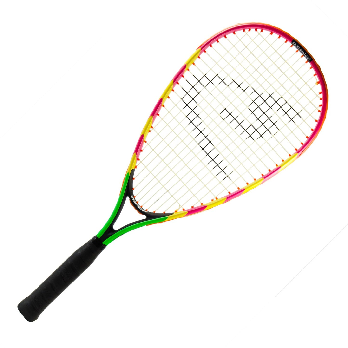 Speedminton S600 Set, Green/Yellow/Pink, One Size & Cross Speeder – 3 Pack Speed Badminton/Crossminton Outdoor Ball incl. Windring