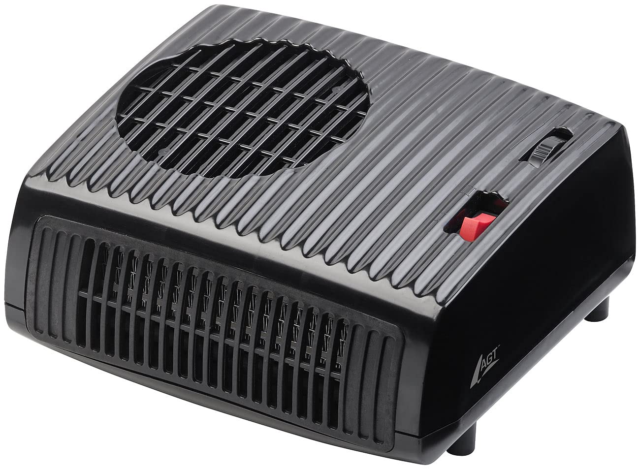 AGT Car Fan Heater: Electric ceramic auxiliary heater, 2 heat levels, 1,850 watts, 230V (defrost car windows electrically, electric window defroster, desk outlet).