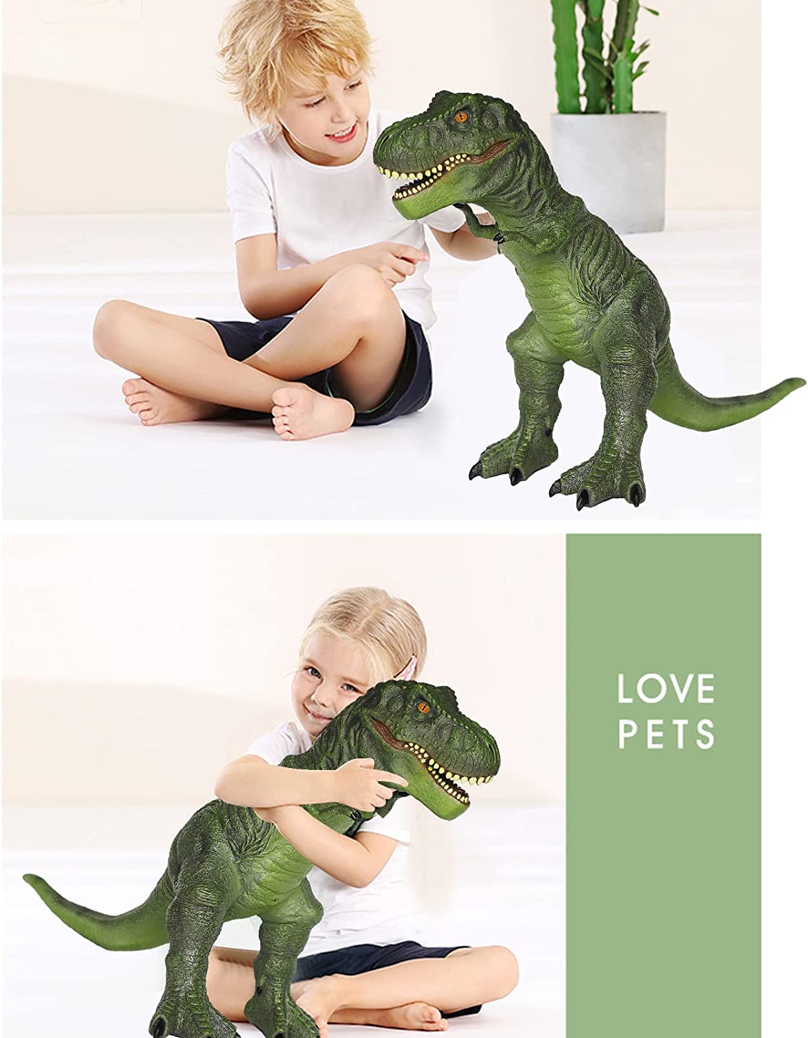 Gzsbaby Large Soft Dinosaur Toys- 72CM Jumbo Dinosaur Toys for Boys, Realistic Looking Dinosaur, Giant Dinosaur Toys for Kids 3-5, Toddler Dinosaur Toy Gift