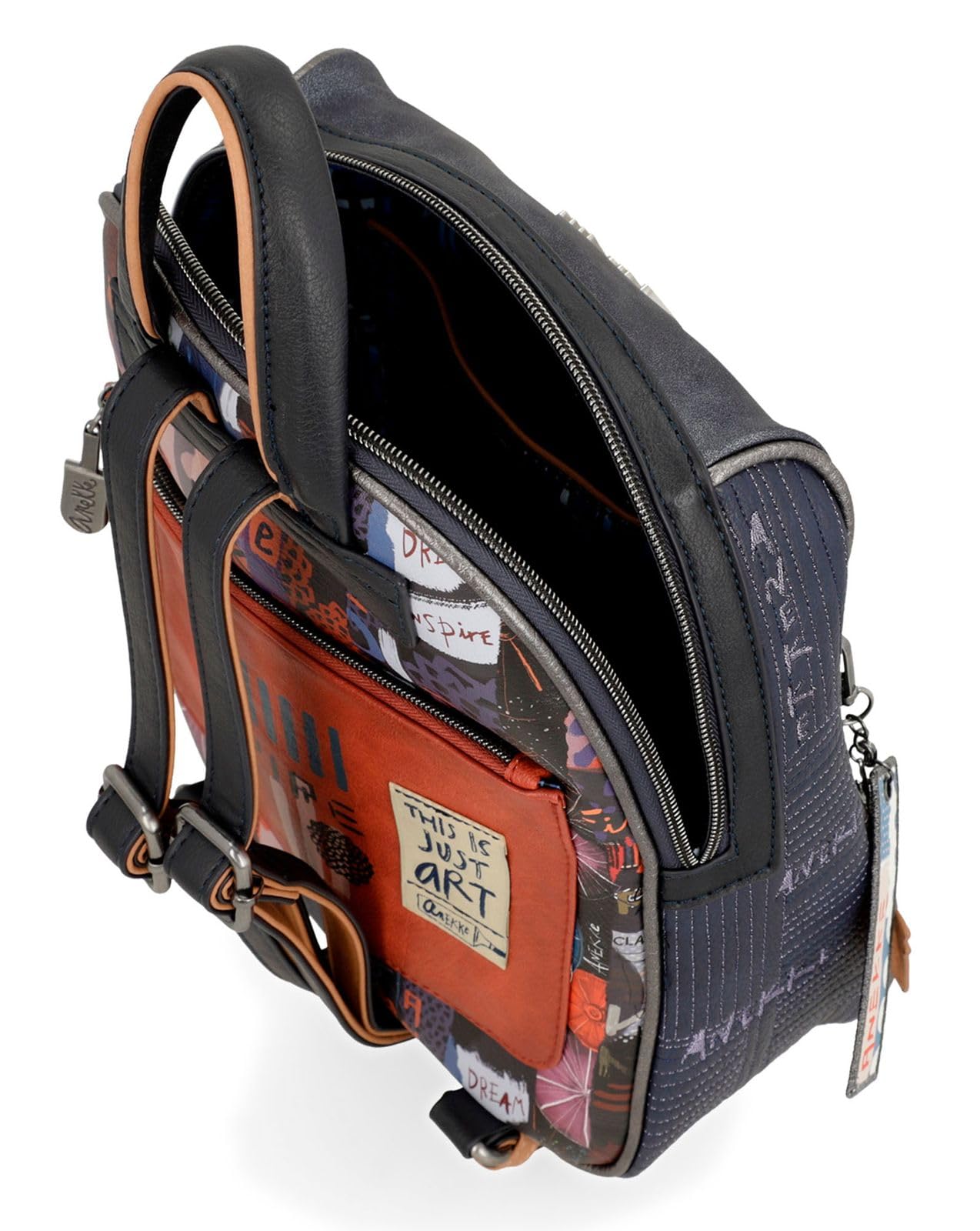 Anekke Contemporary Women's Hiking Backpack, 25 x 29 x 9 cm, Colorful, Modern Japanese Design
