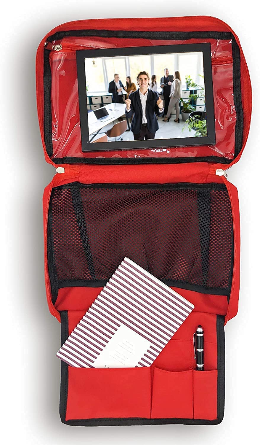 Dakita First Aid Kit for Trainees - Funny gift for starting training or exams - 28x18x8 cm - red, empty