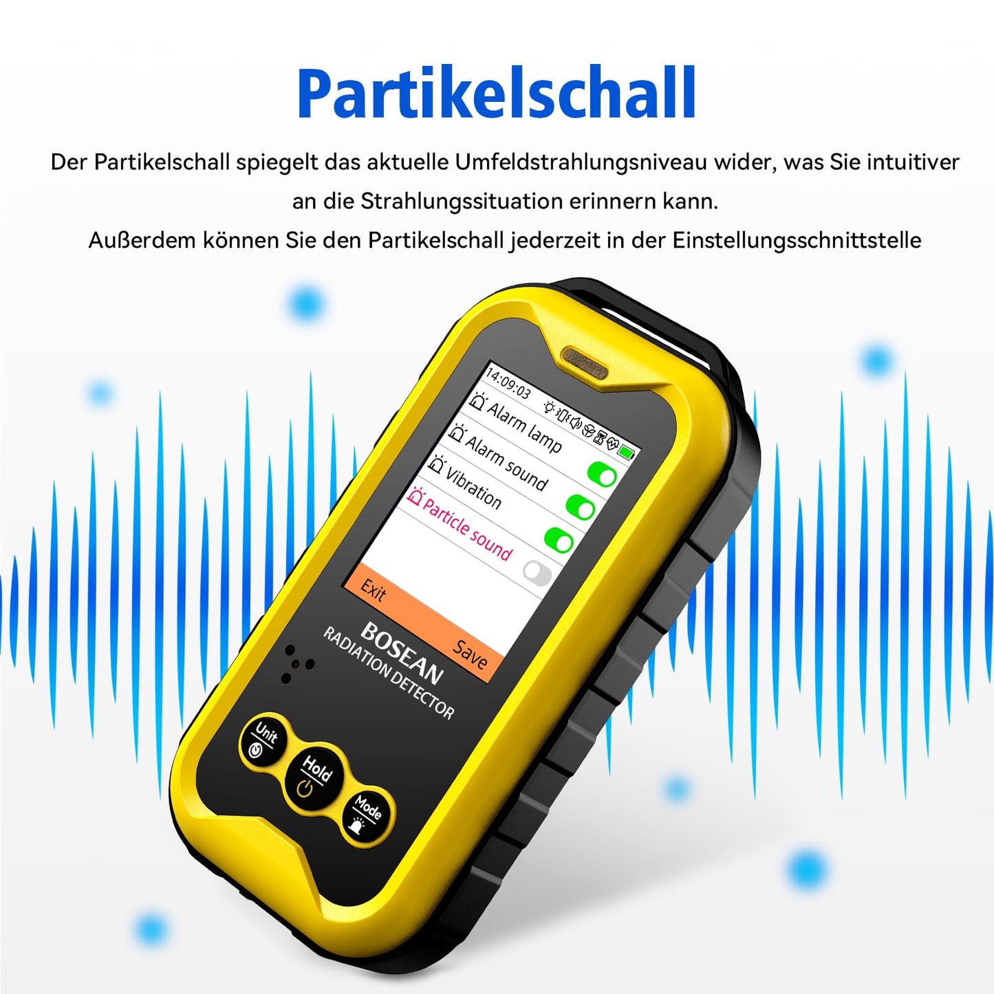 FS5000 Geiger counter Radioactivity Detector Nuclear radiation meter with PC software Beta Gamma X-ray Rechargeable Radiation monitor Radioactive tester