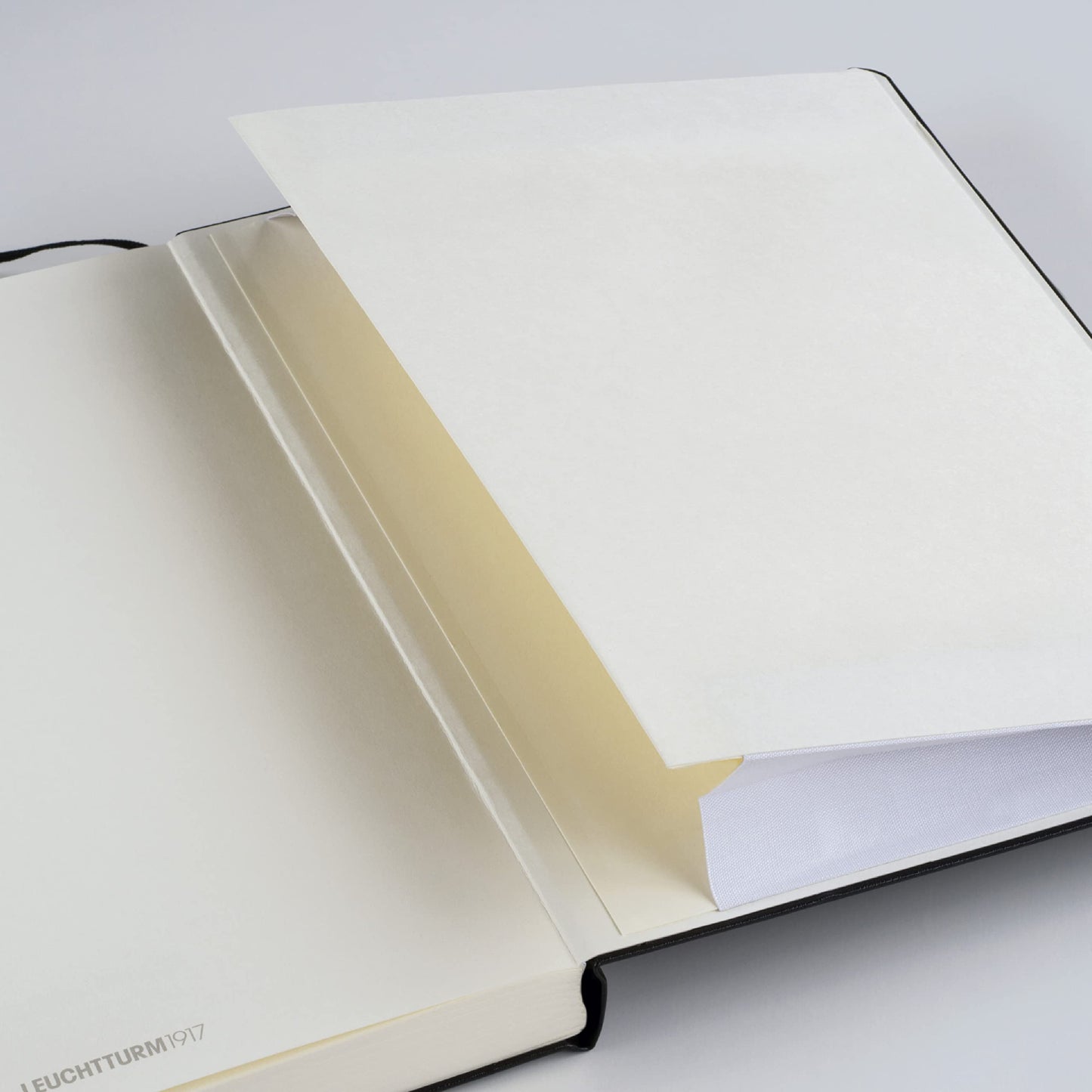 Lighthouse1917 363919 Notebook Master Slim (A4+) Hardcover, 121 numbered pages, Sage, squared
