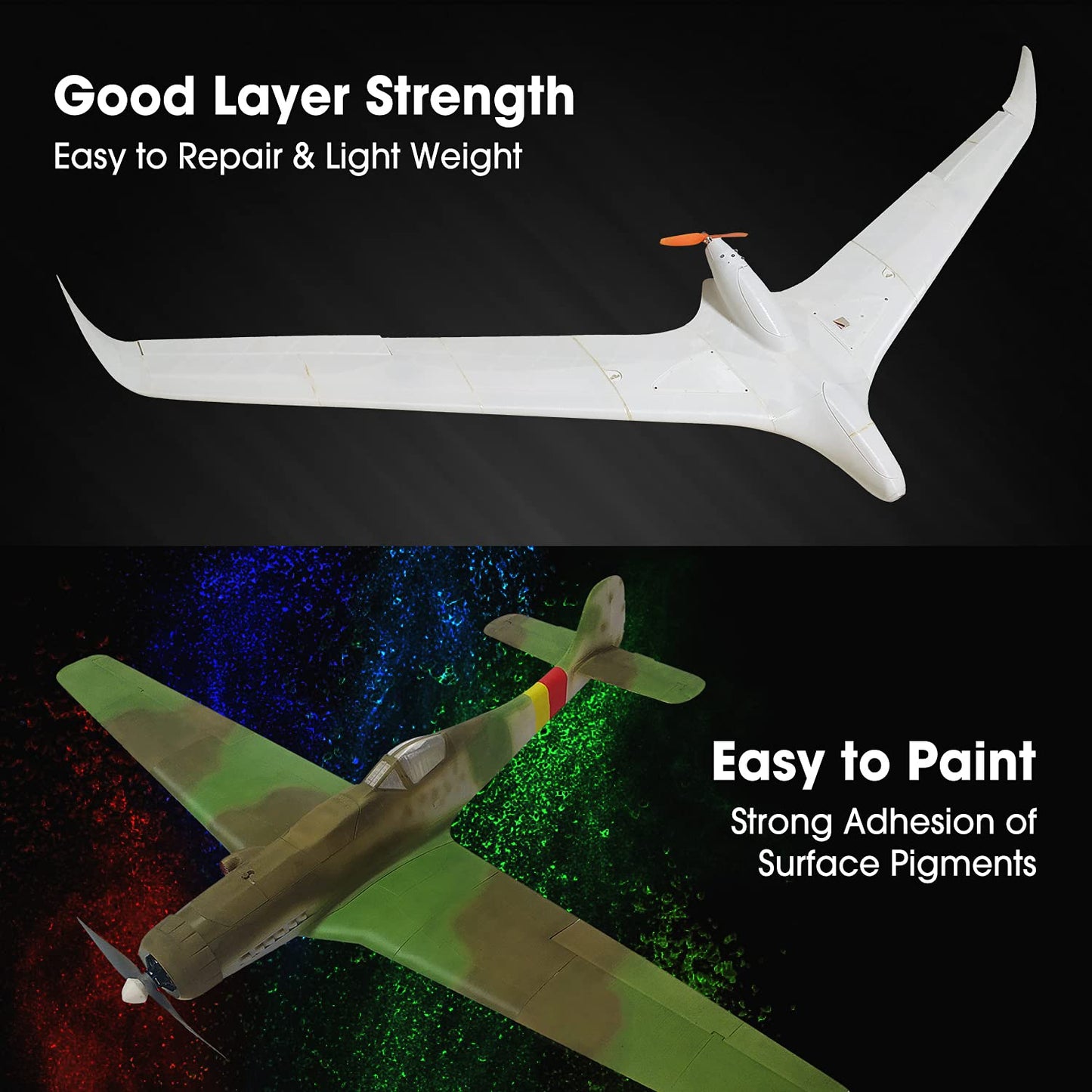 eSUN Lightweight PLA Filament 1.75mm, 3D Printer Filament PLA-LW, Dimensional Accuracy +/- 0.05mm, 1kg Spool (2.2 lbs) Foam Material for 3D Printers, Natural