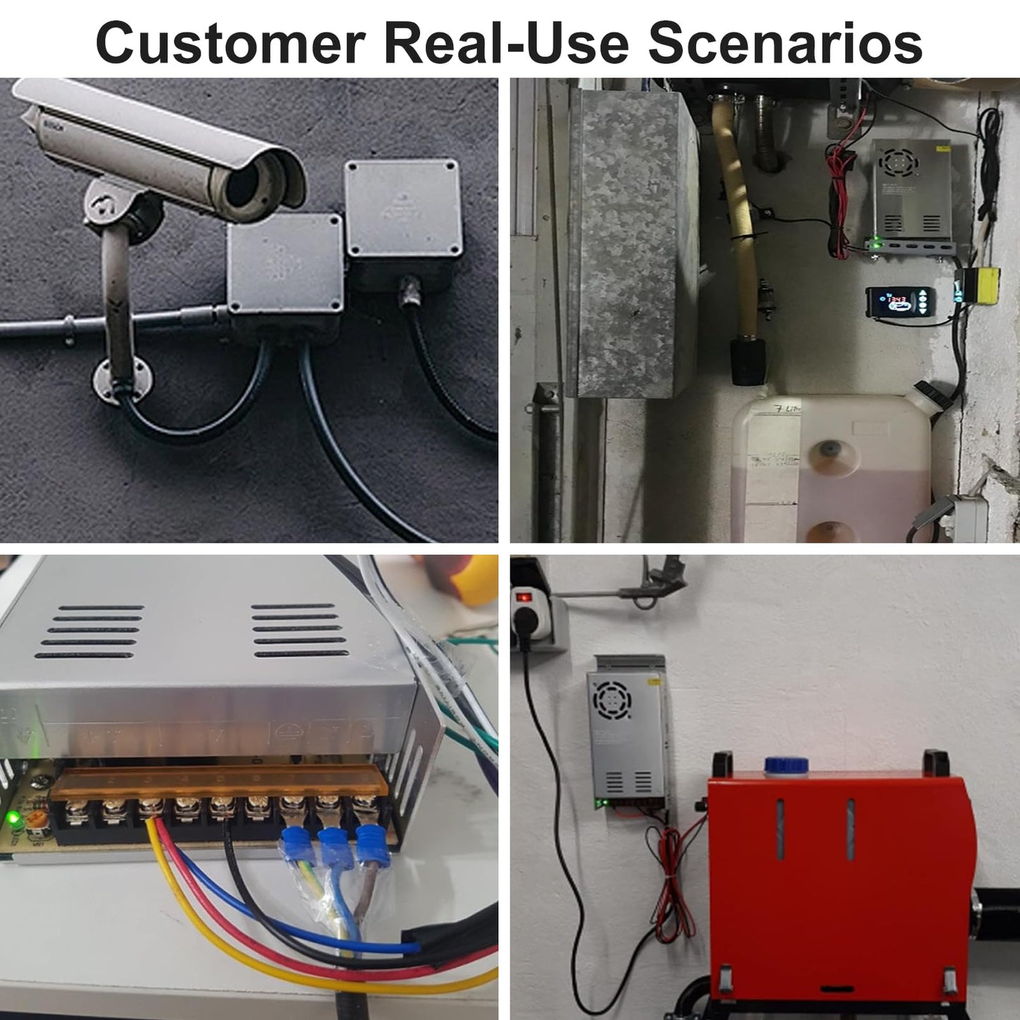 12V 30A power supply switch 120V DC 360W transformer for 3D printers, CCTV, LED lighting, and industrial equipment.