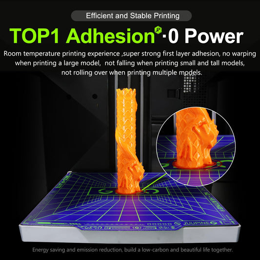 JUUPINE 235 x 235mm Print Bed Textured PEI PLA plate Platform GECO plate for Flashforge AD5M/AD5M Pro/AD5X/Elegoo Neptune 4 Pro/Ender 3 Pro Series 3D Printer HeatBed