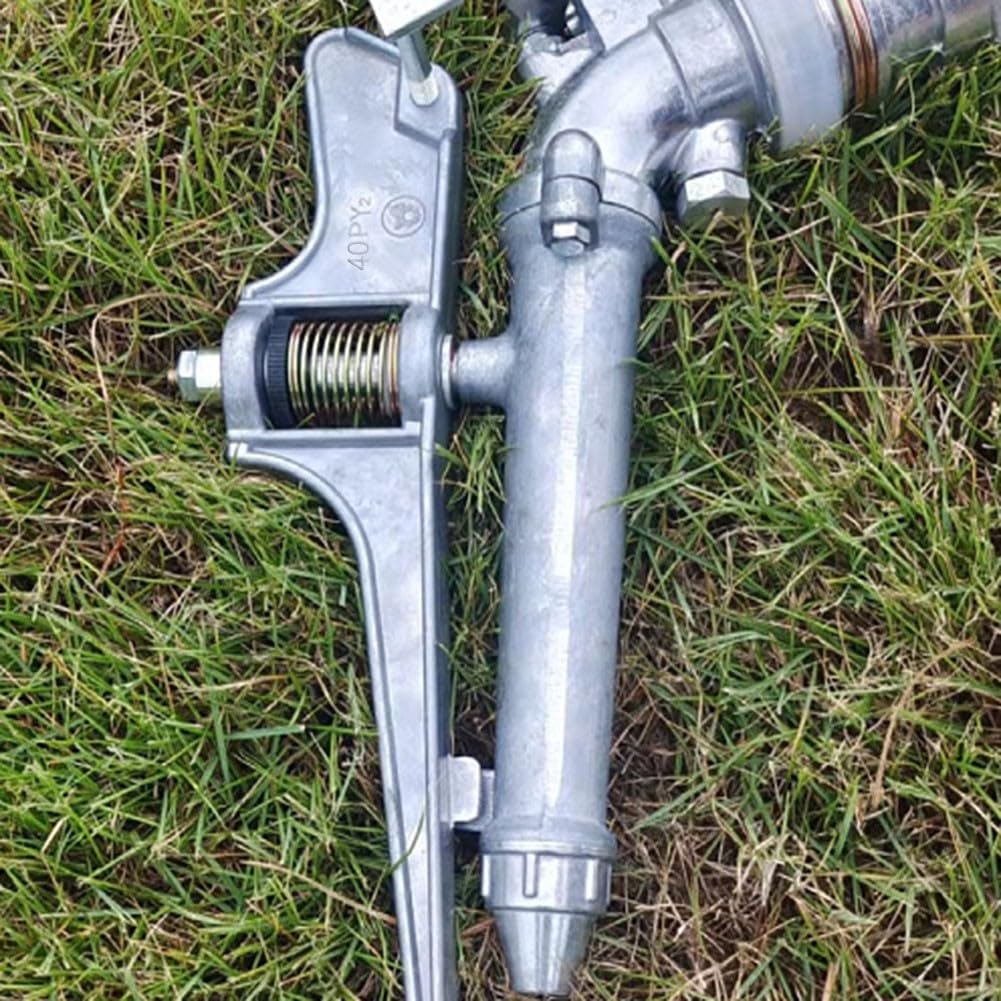 Internal thread, impulse sprinkler with large coverage 25-360 degrees. Suitable for farm, garden irrigation, watering various crops with a 130-inch spray radius.