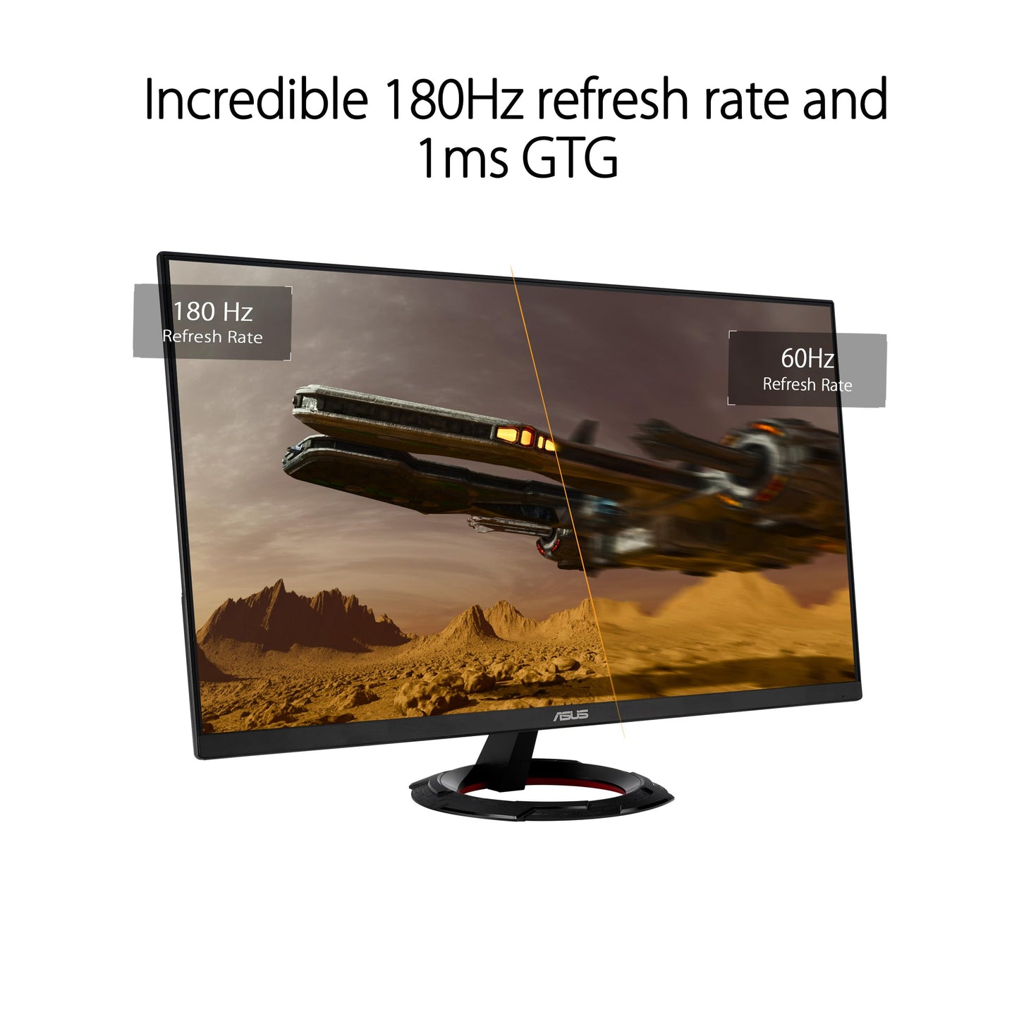 ASUS TUF Gaming VG249Q3R - 24-inch Full HD monitor - 180 Hz, 1ms GtG, FreeSync Premium, Adaptive Sync, ELMB, GameFast Input - Fast-IPS panel, 16:9, 1920x1080, DisplayPort, HDMI, speaker