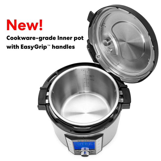 Instant Pot DUO EVO PLUS 7.6L Electric Pressure Cooker. 10-in-1 functions: Sterilizer, Slow Cooker, Rice Cooker, Steamer