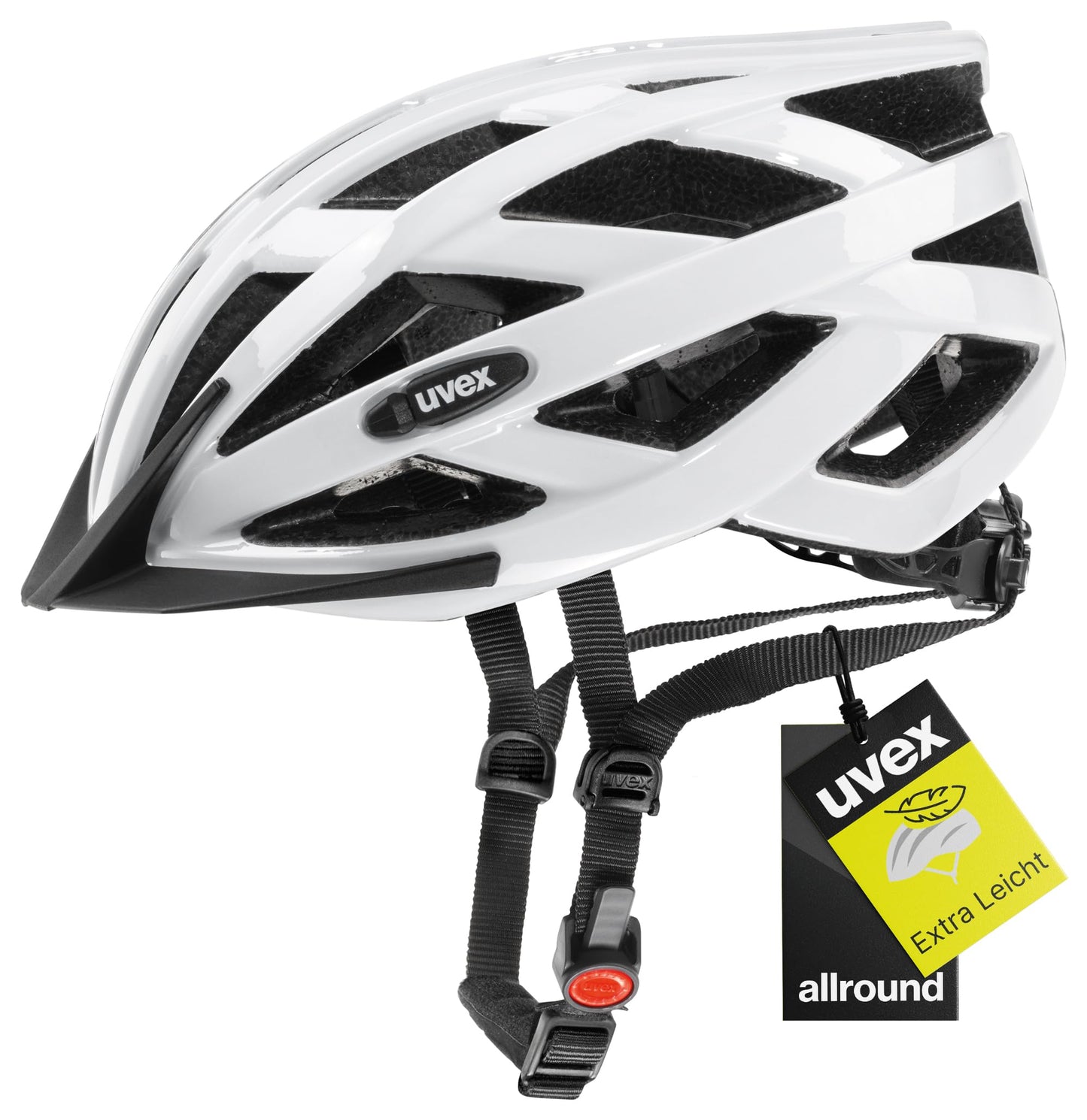 Uvex i-vo bike helmet color: white size: 52-57 cm