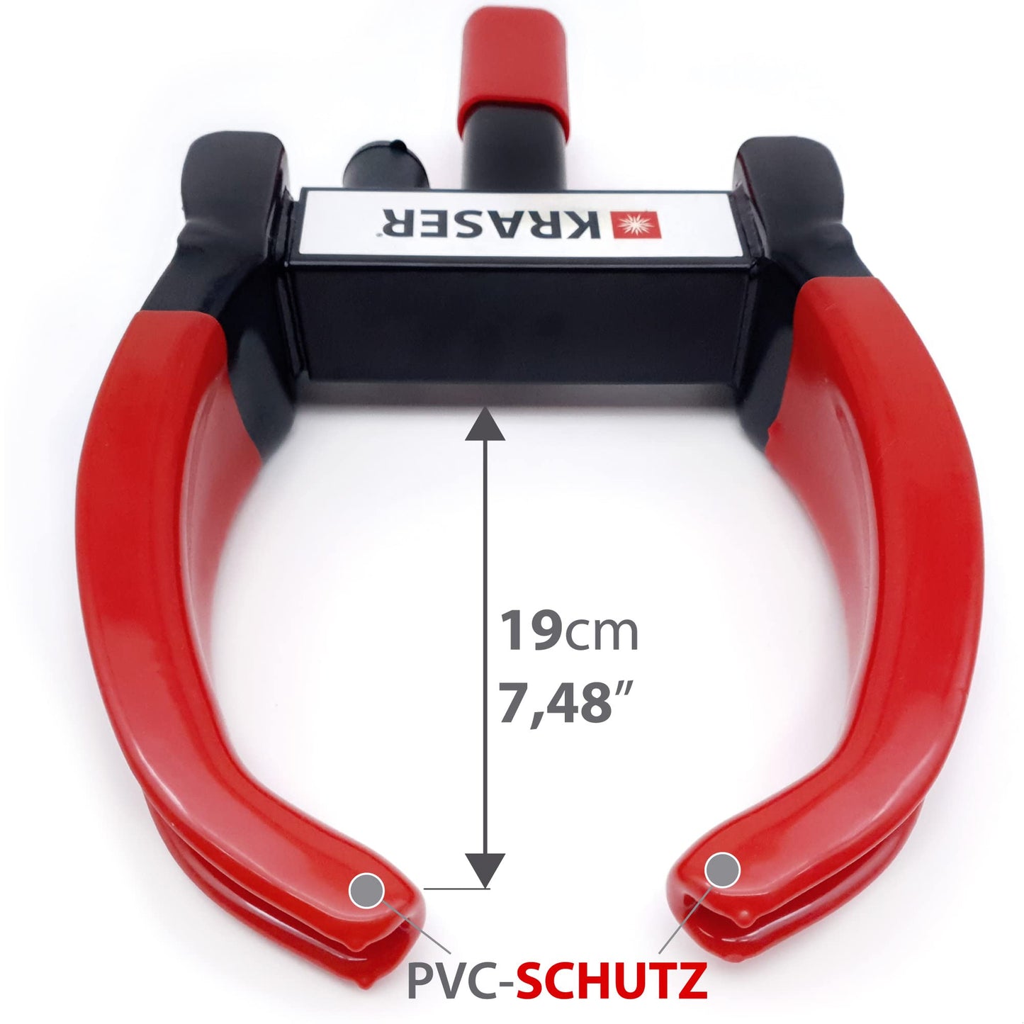 KRASER KR820 High Security Wheel Clamp for Caravan, Award-winning Wheel Lock with Anti-Drill Lock, Wheel Clamp, Theft Protection Universal for Cars, Motorhomes, Trailers, Motorcycles