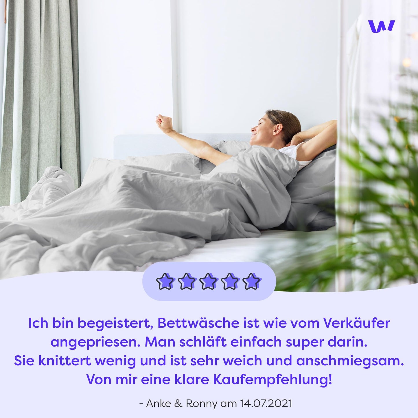 Cloud field bedding 200x200 white - cuddly soft & wrinkle-free - ÖKO-TEX certified - 1x duvet cover + 2x pillowcase 80x80 - winter bedding