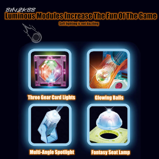 BINZKBB Magnetic Building Blocks 110 Pieces Construction Set, Montessori Toy for Kids Ages 5 6 7 8 9 10+, Ideal Educational Toy Girls Boys Gift