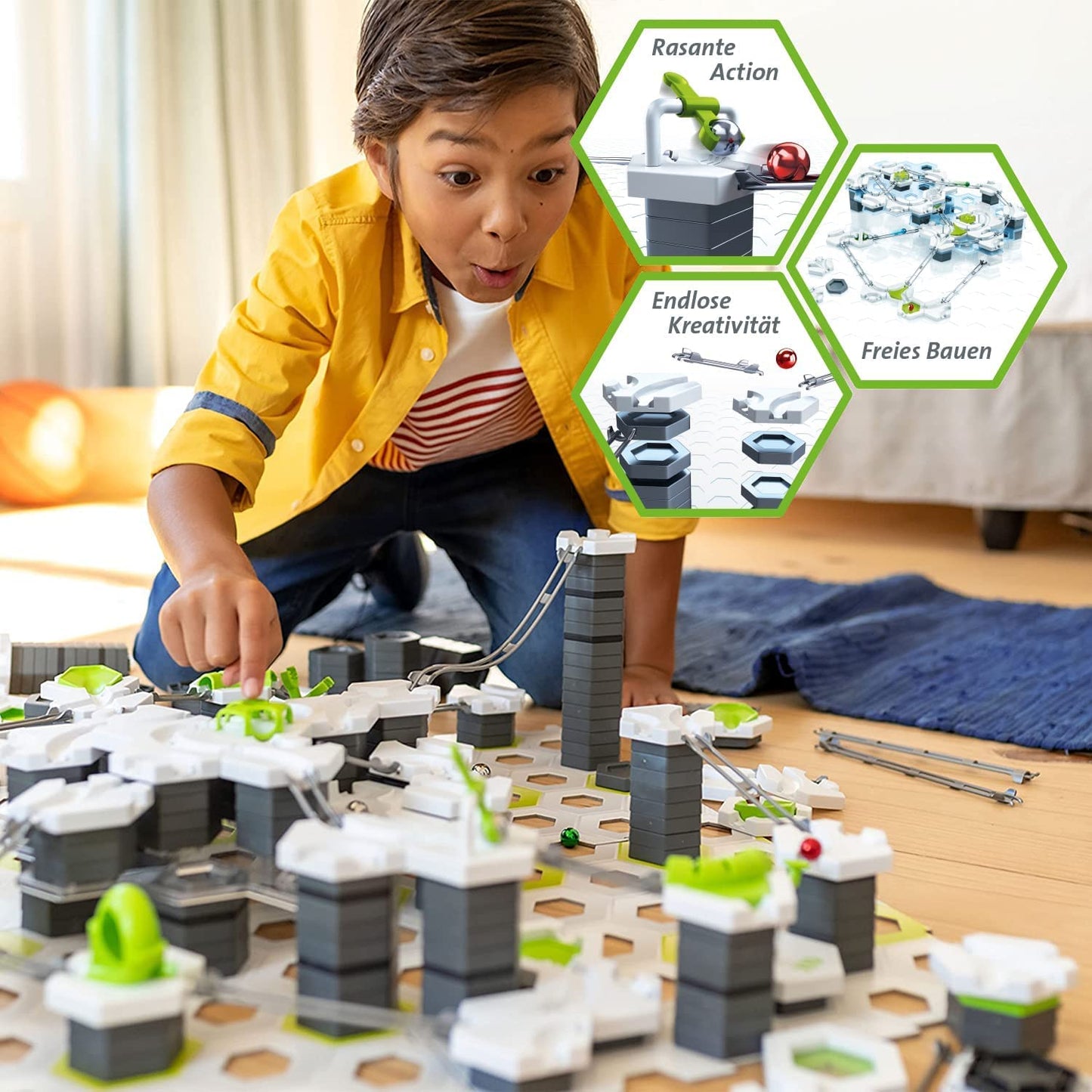 Ravensburger GraviTrax Starter Set - Expandable marble run for kids, interactive maze, educational toy and construction game for ages 8 and up.