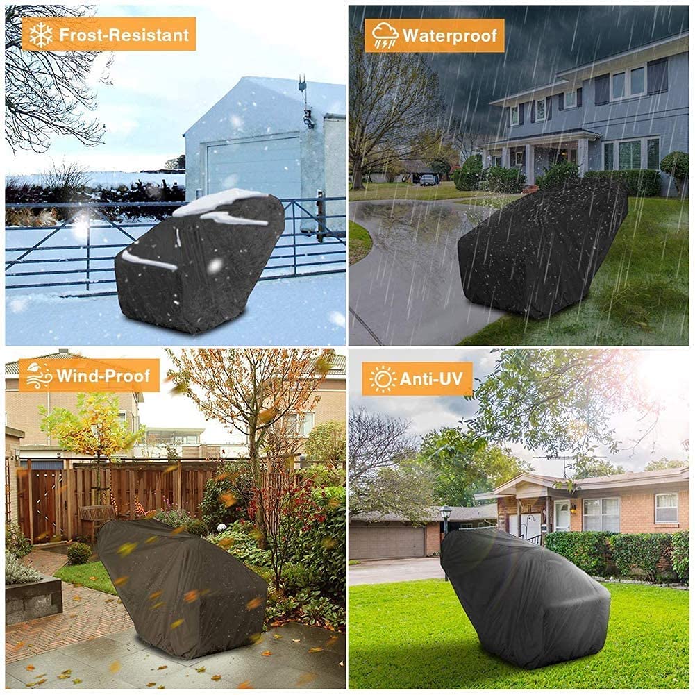 MAYHOUR Snow Shovel Cover High-performance waterproof, dustproof, anti-UV snow shovel cover Outdoor protection 210D silver-coated Oxford cloth tear-resistant (109×81×89cm×127cm / 43×32×35in×50in)