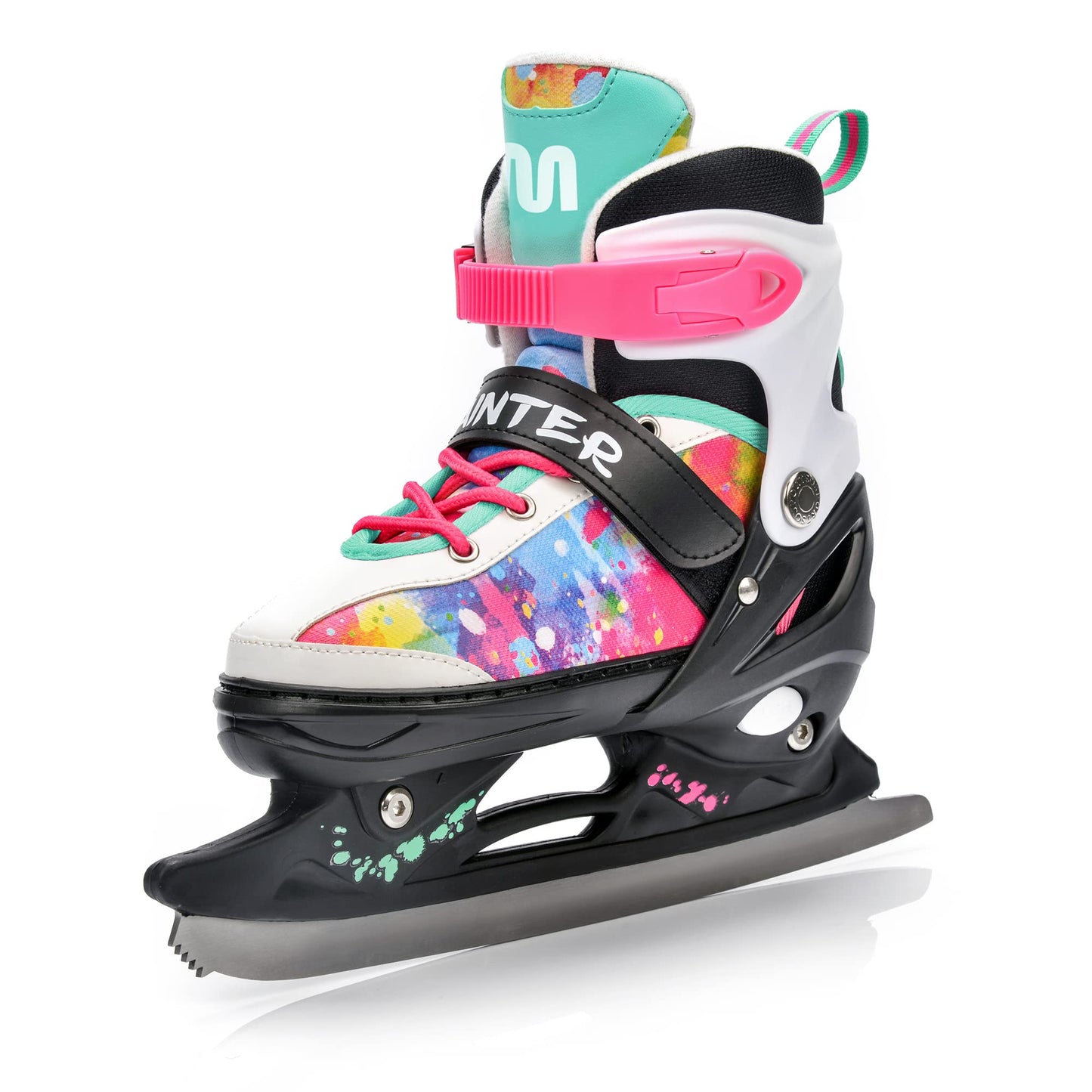 meteor® Inline Skates 4in1 Racing Skates Kids Inline Skates Rollerskates Roller Blades Quad Skates Carbon Kids Inline Skates Adjustable Shoe Big Wheels