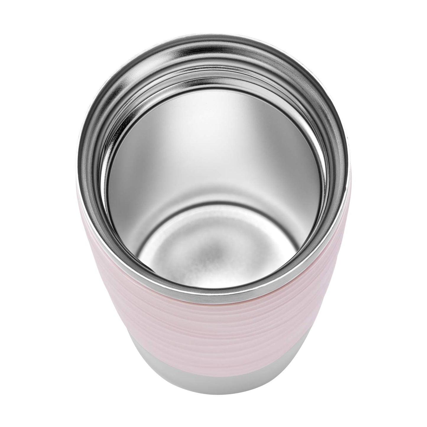 Emsa Travel Mug Waves Grande Insulated Cup N20120 | 0.5 L | up to 6h hot and 12h cold | 100% leak-proof thermal cup | 360° drinking opening | Quick-Press closure | Powder Pink